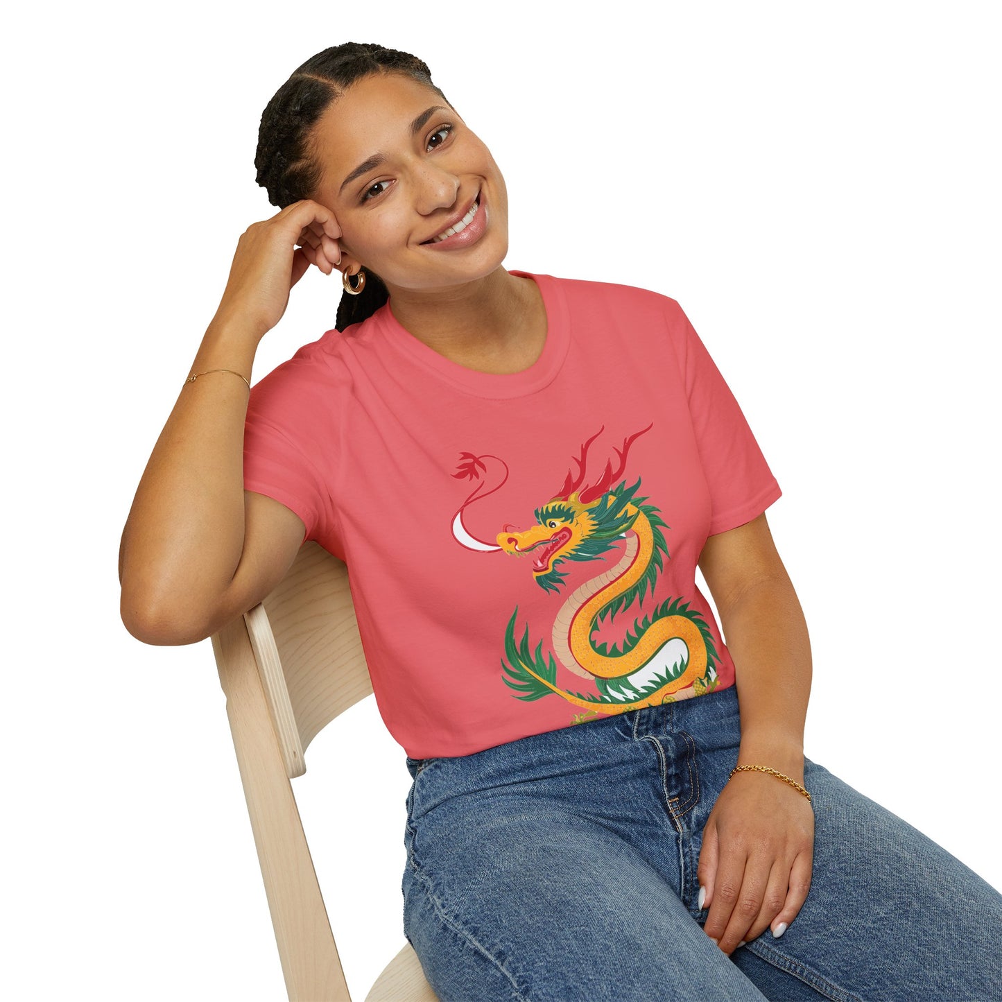 Dragon T Shirt, Dragon Shirt, Shirt with Animals, Animal Shirt