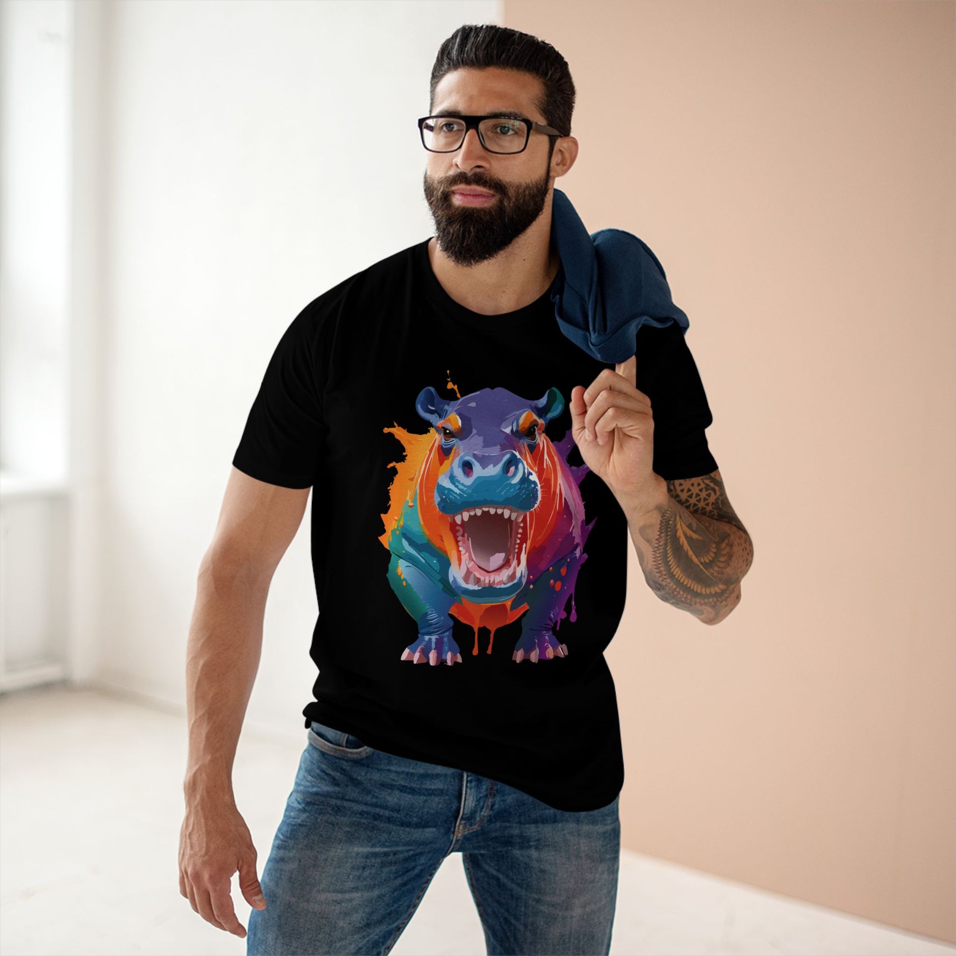 Animal Shirt, Hippo Shirt - SudokuS