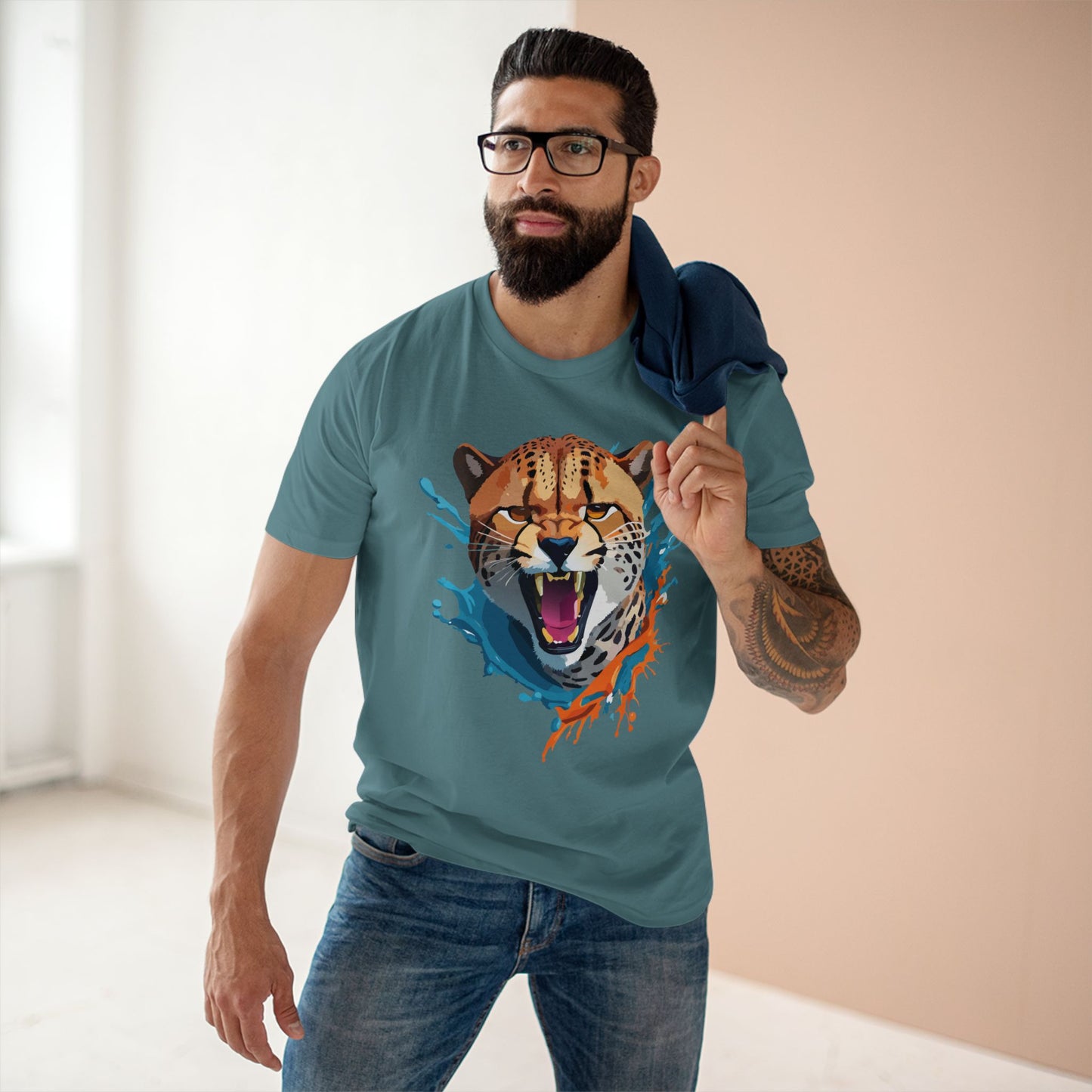 Animal Shirt, Cheetah Shirt - SudokuS