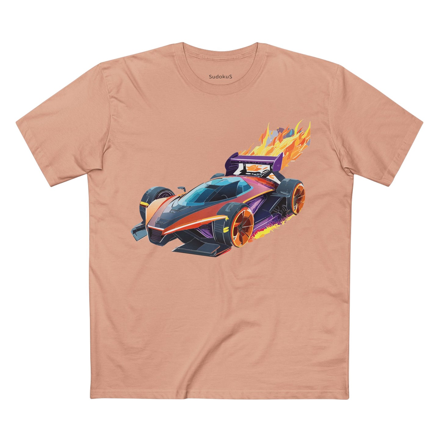 Hot Wheels Car Shirt Unisex Premium Cotton Tee With Unique Car Art Design For Auto Enthusiasts