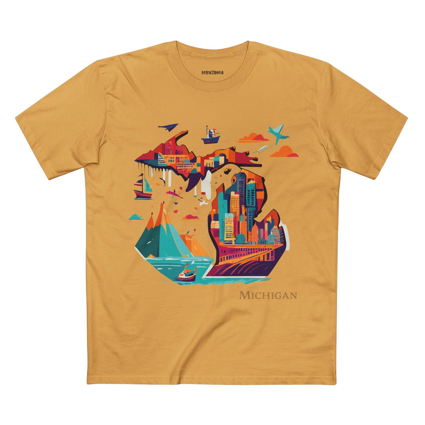 US State Shirts, Michigan Shirt