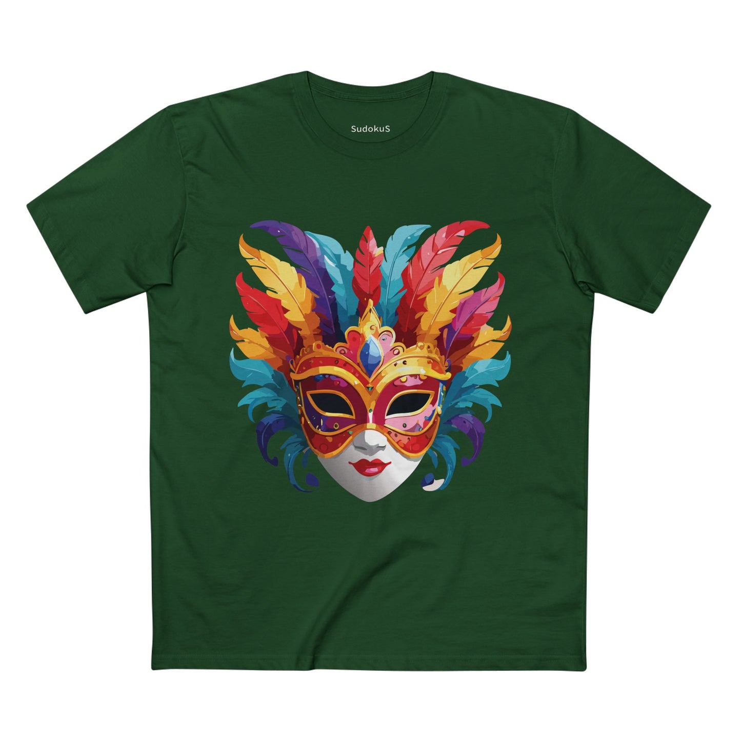 Mask Shirt, Shirt with Face - SudokuS