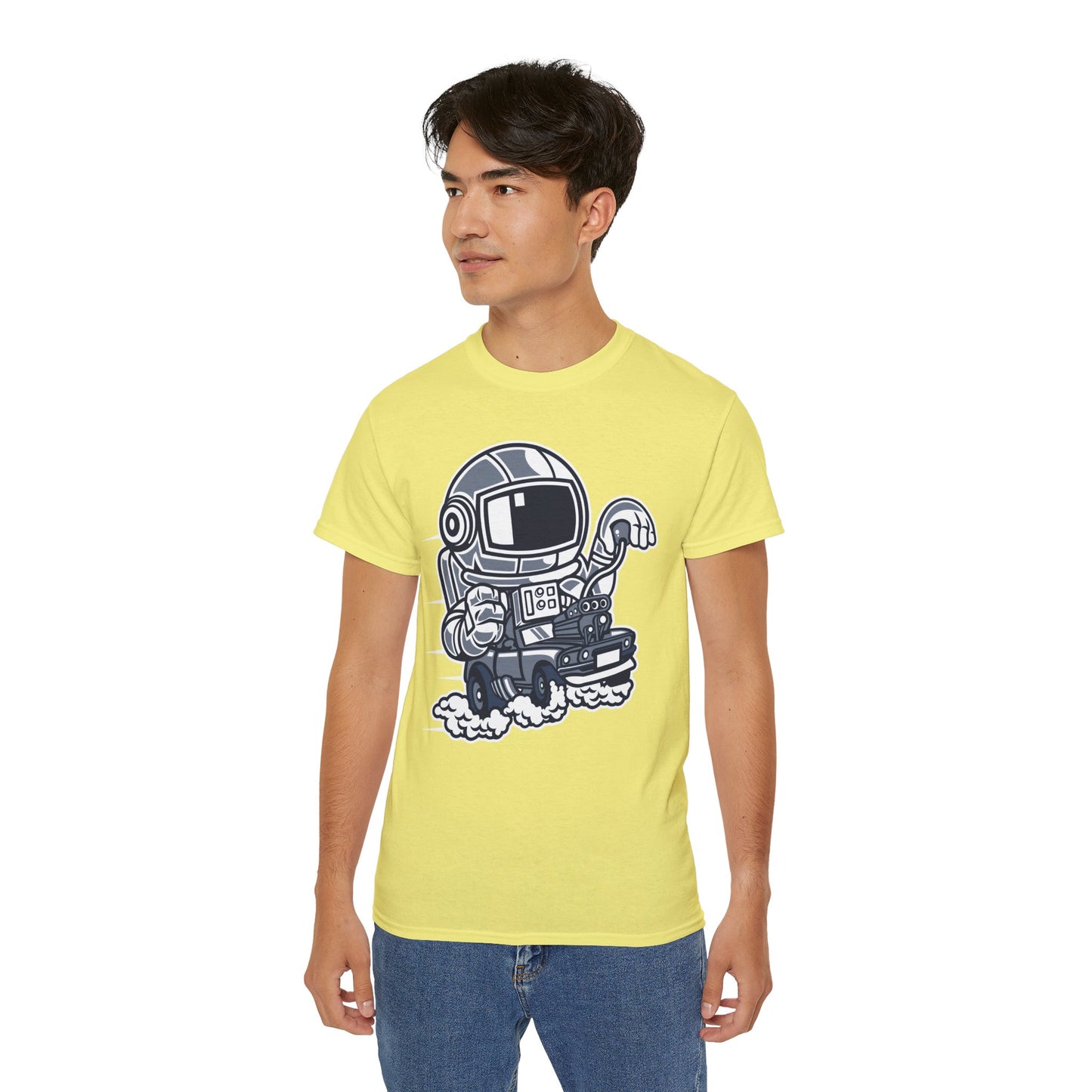 Astronaut Tee Shirt, Astronaut Graphic T‑Shirt, Cartoon Graphic T-Shirt, Art Design Shirt, Cosmos Tee Shirts 4