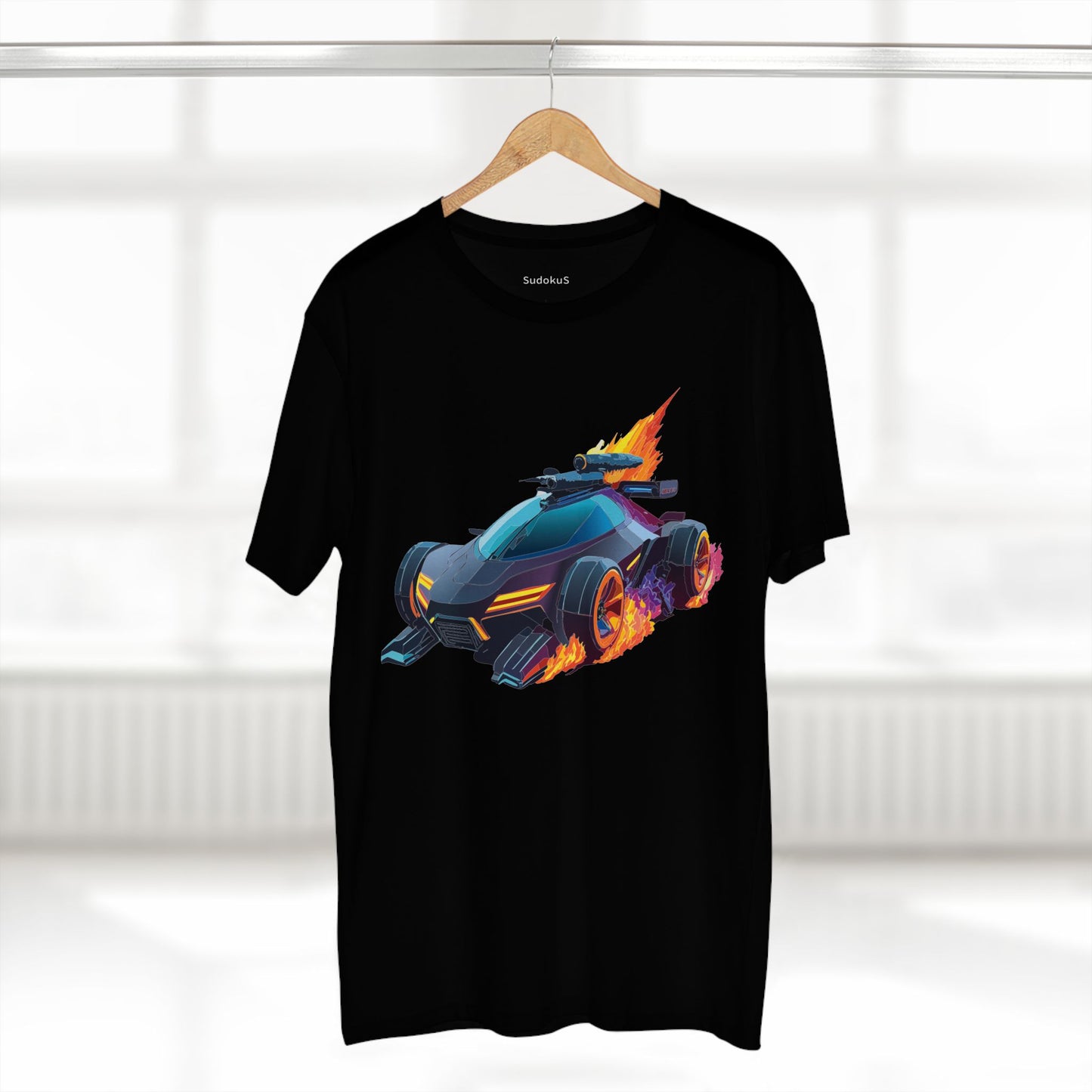 Unisex Car Shirt Hot Wheels Tee Premium Cotton With Unique Art Design For Everyday Wear
