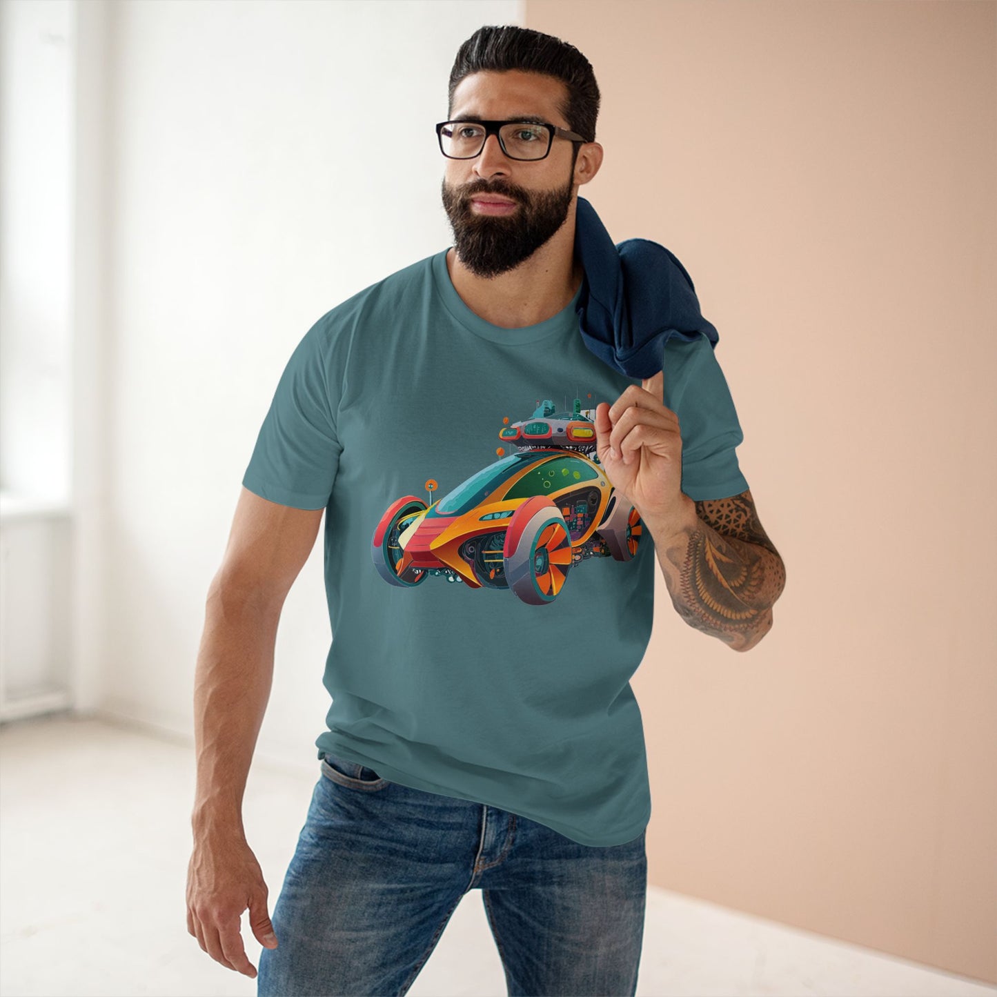 Car Shirt Hot Wheels Unisex Premium Cotton Tee With Unique Art Design Graphic Collection