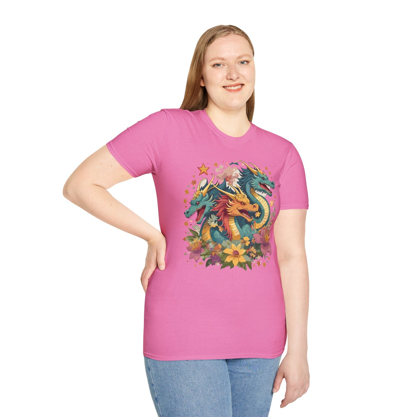 Dragon T Shirt, Dragon Shirt, Shirt with Animals, Animal Shirt