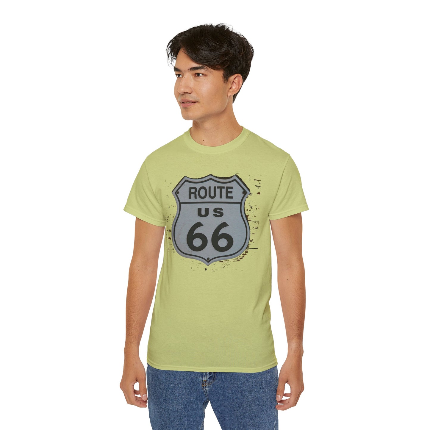 Route 66 Tee Shirt, Route 66 Graphic T‑Shirt, Vintage Graphic T-Shirt, Art Design Shirt, Route 66 US Tee Shirts