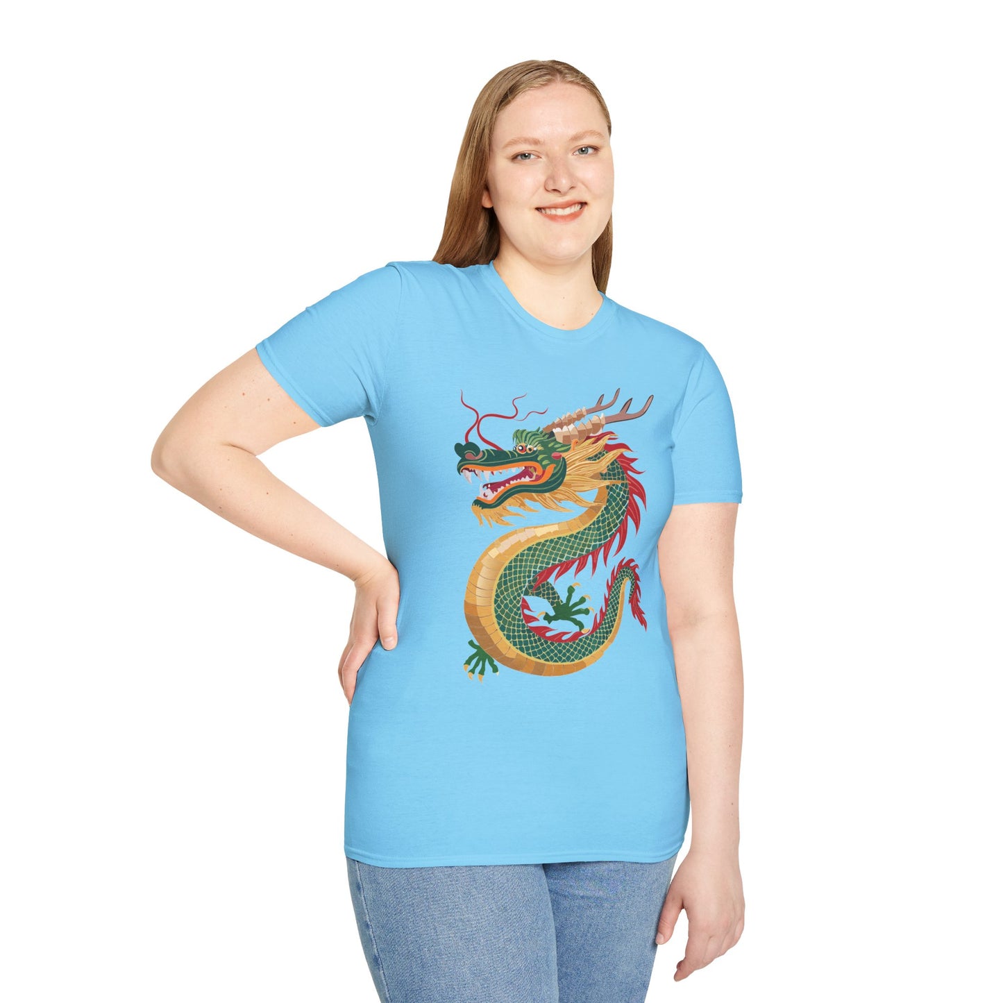 Dragon T Shirt, Dragon Shirt, Shirt with Animals, Animal Shirt