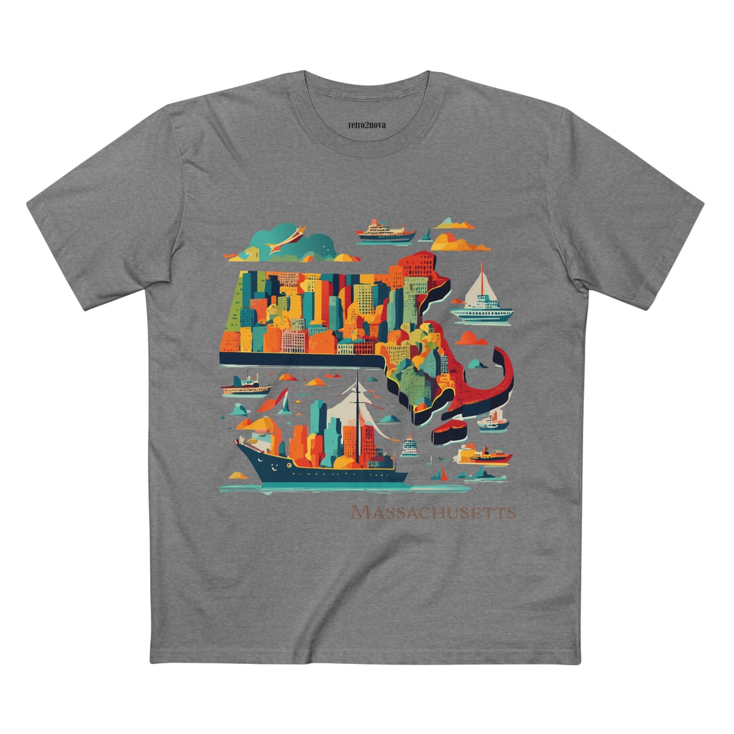 US State Shirts, Massachusetts Shirt