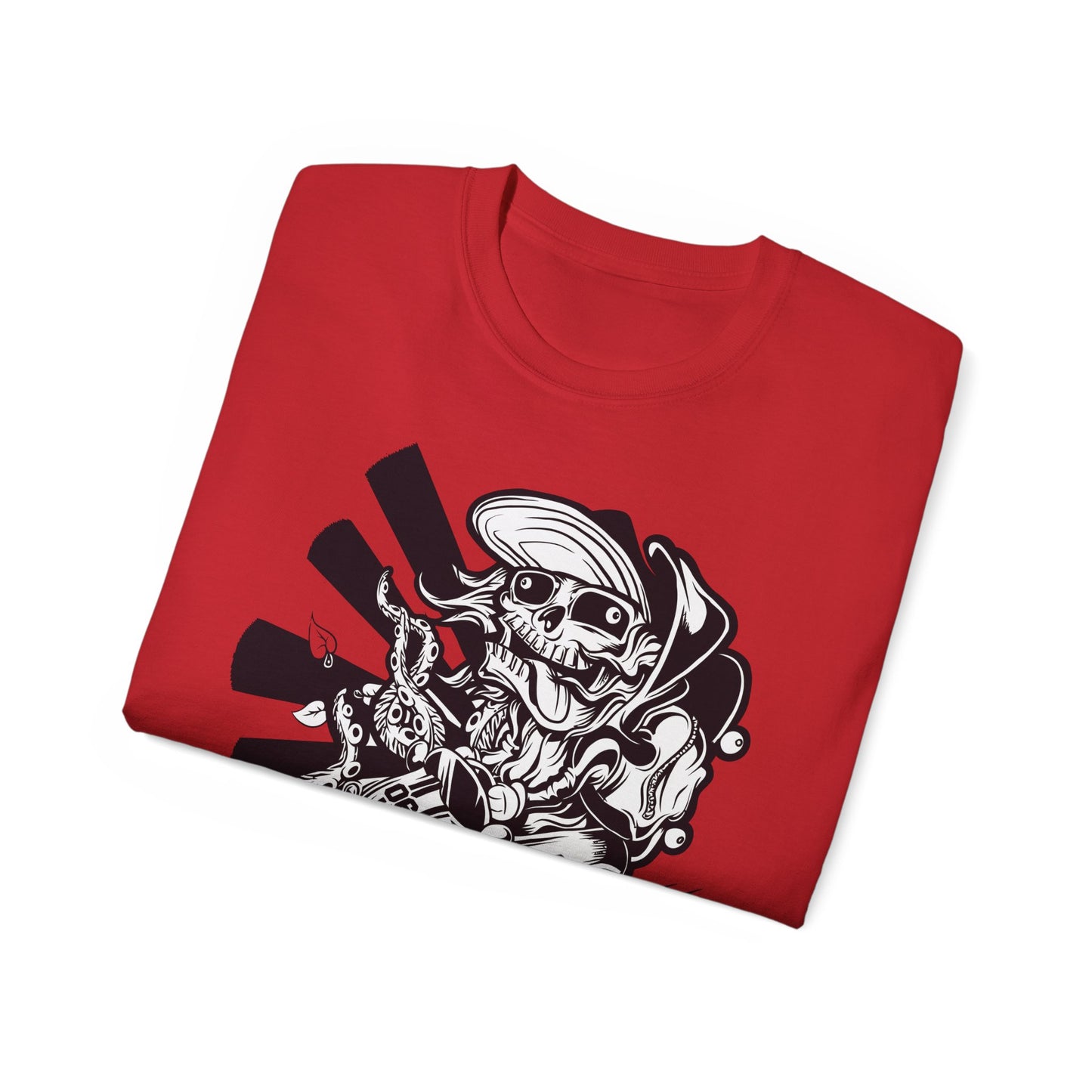 Skull Tee Shirt, Skull Graphic T‑Shirt, Cartoon Graphic T-Shirt, Art Design Shirt, Skull Tee Shirts