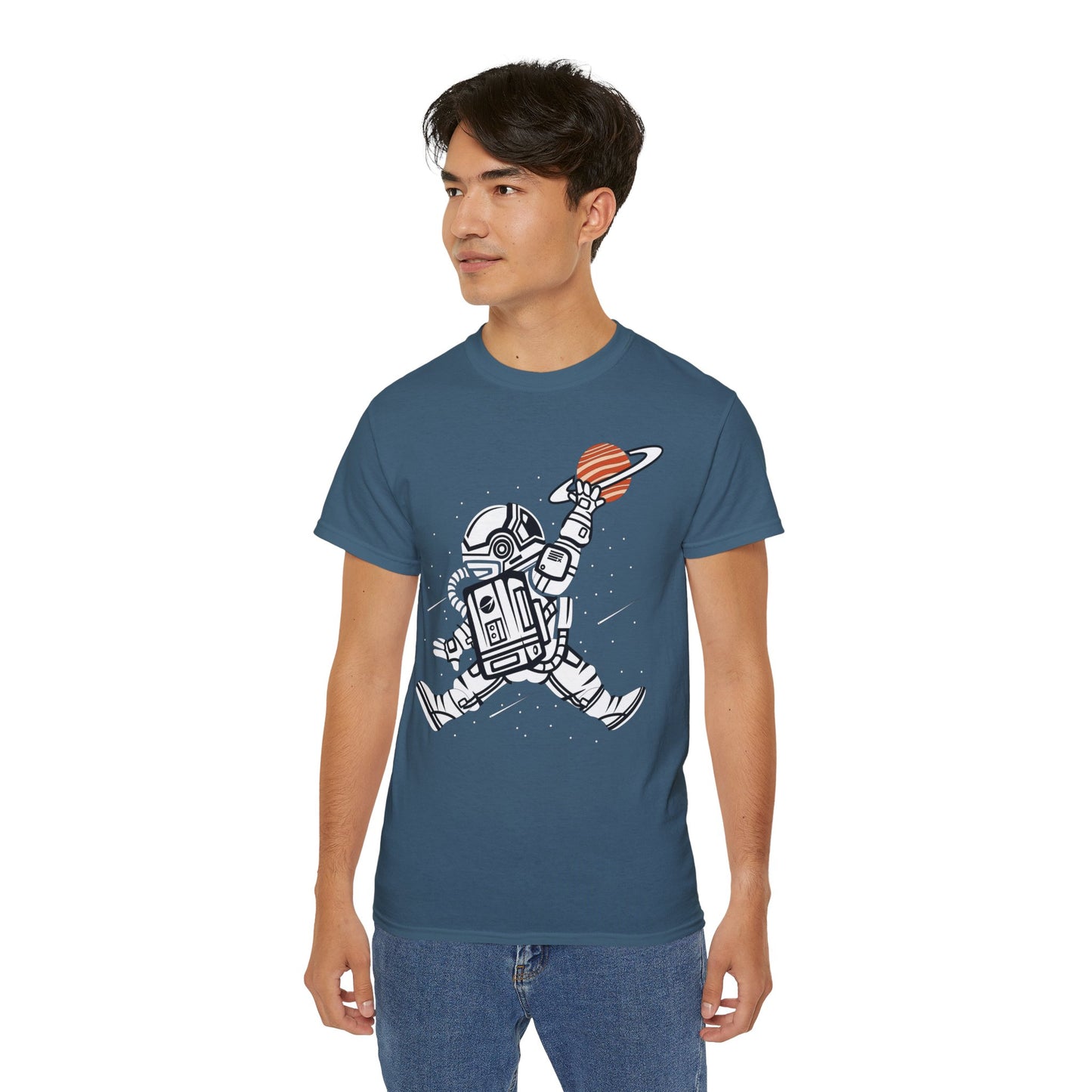 Astronaut Tee Shirt, Astronaut Graphic T‑Shirt, Cartoon Graphic T-Shirt, Art Design Shirt, Cosmos Tee Shirts 3