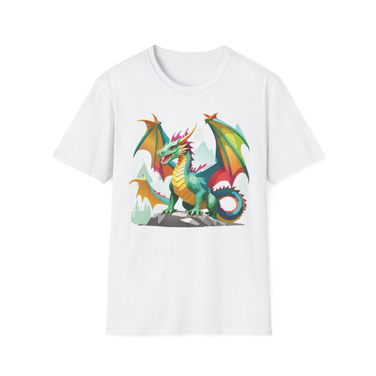 Dragon T Shirt, Dragon Shirt, Shirt with Animals, Animal Shirt