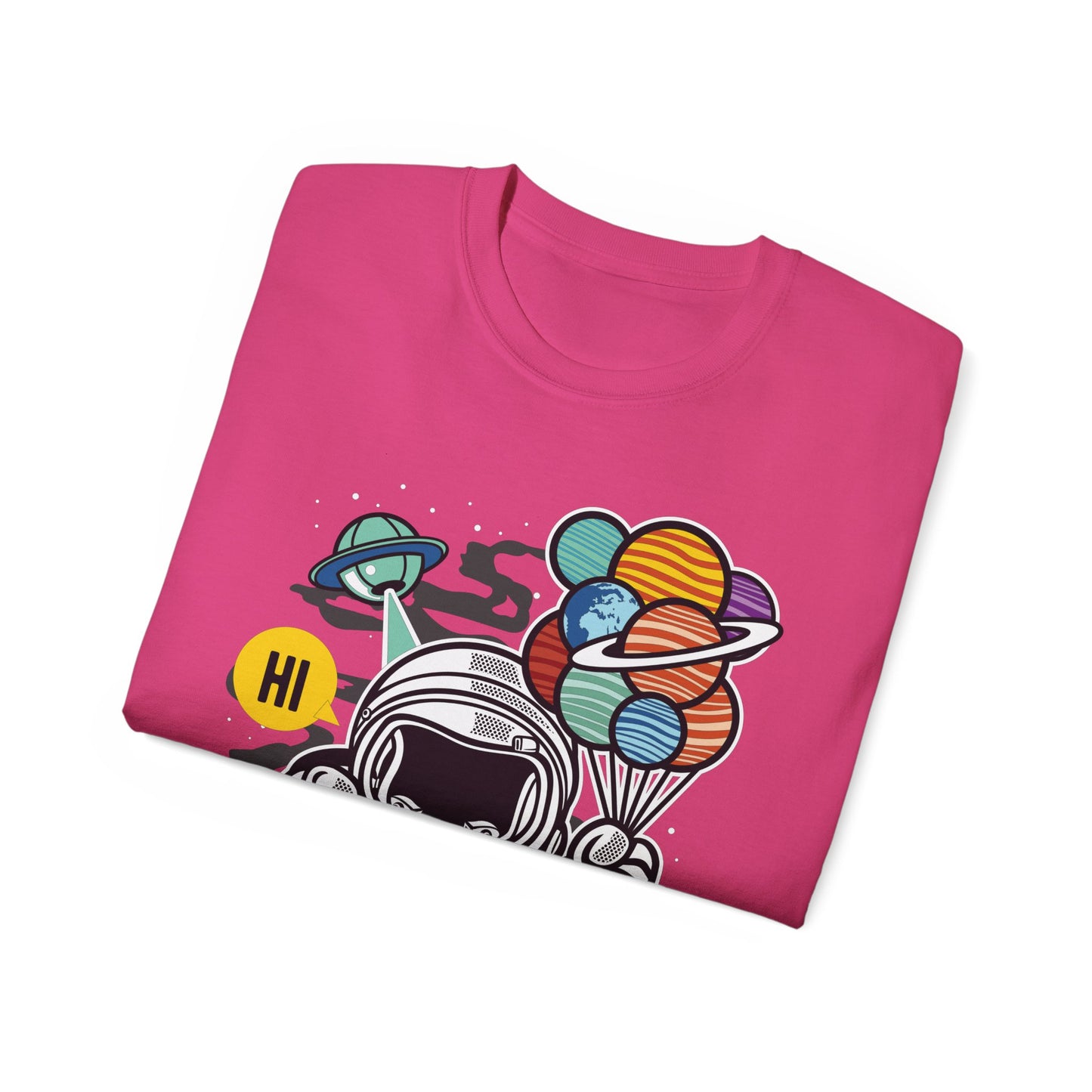 Astronaut Tee Shirt, Astronaut Graphic T‑Shirt, Cartoon Graphic T-Shirt, Art Design Shirt, Cosmos Tee Shirts 7