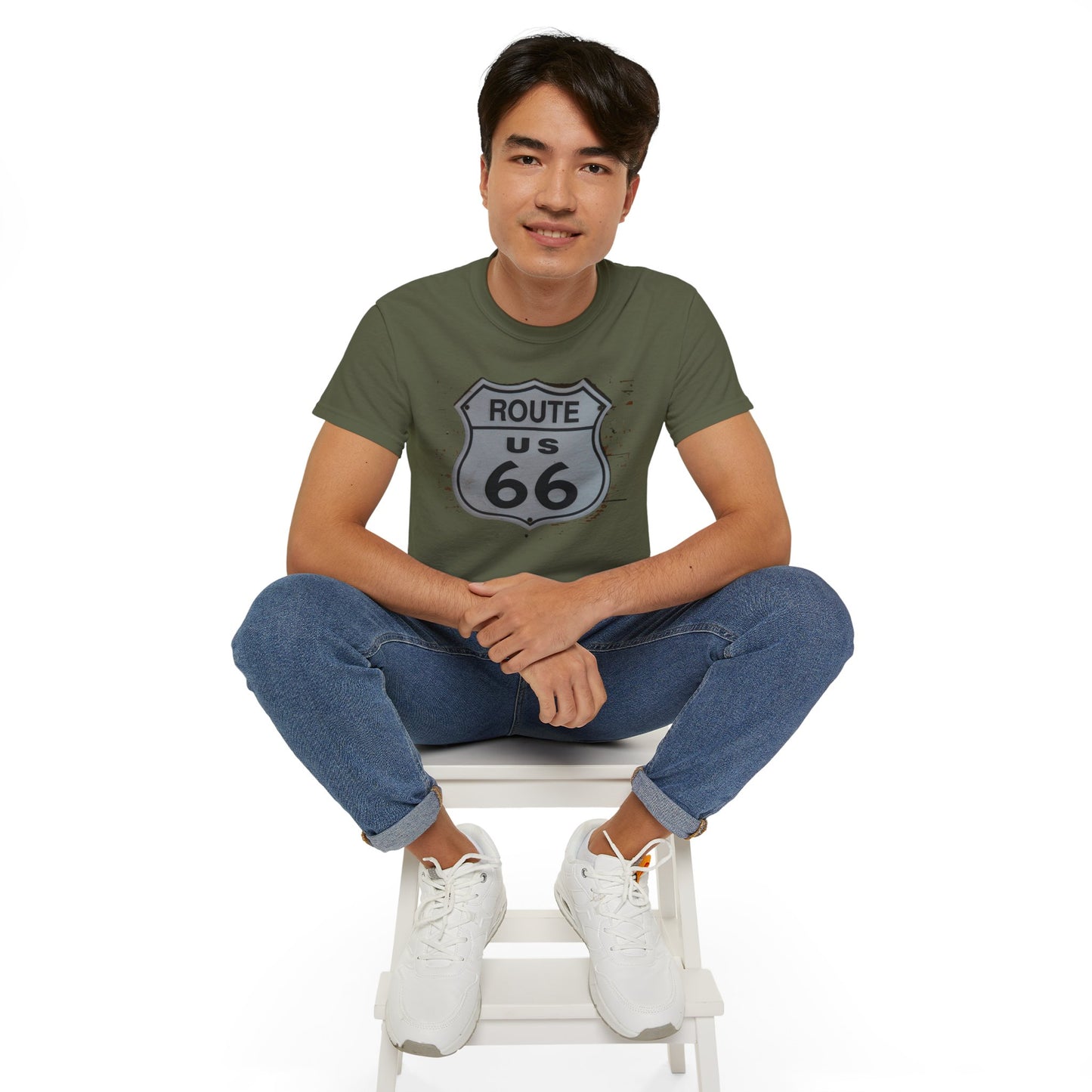 Route 66 Tee Shirt, Route 66 Graphic T‑Shirt, Vintage Graphic T-Shirt, Art Design Shirt, Route 66 US Tee Shirts