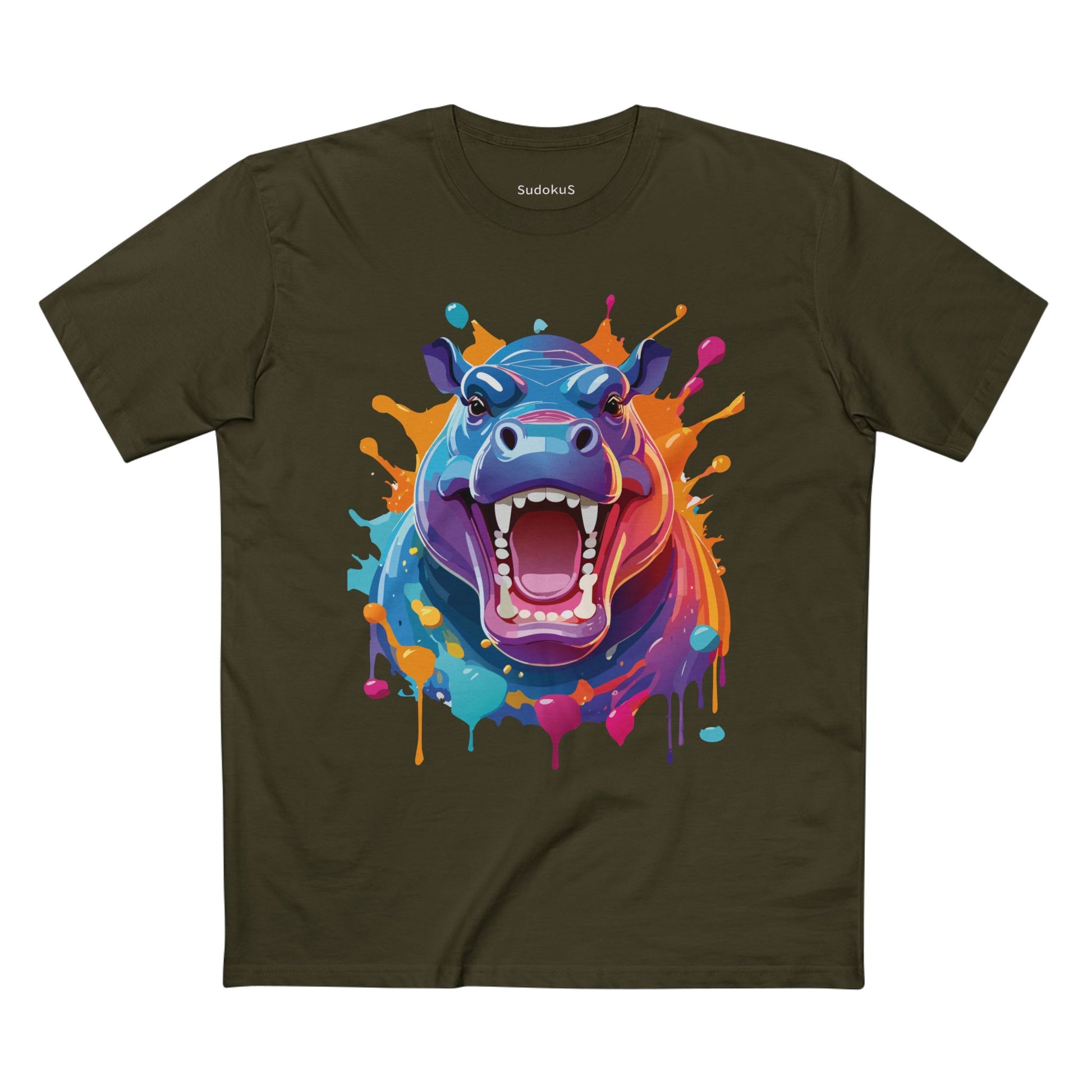 Animal Shirt, Hippo Shirt - SudokuS