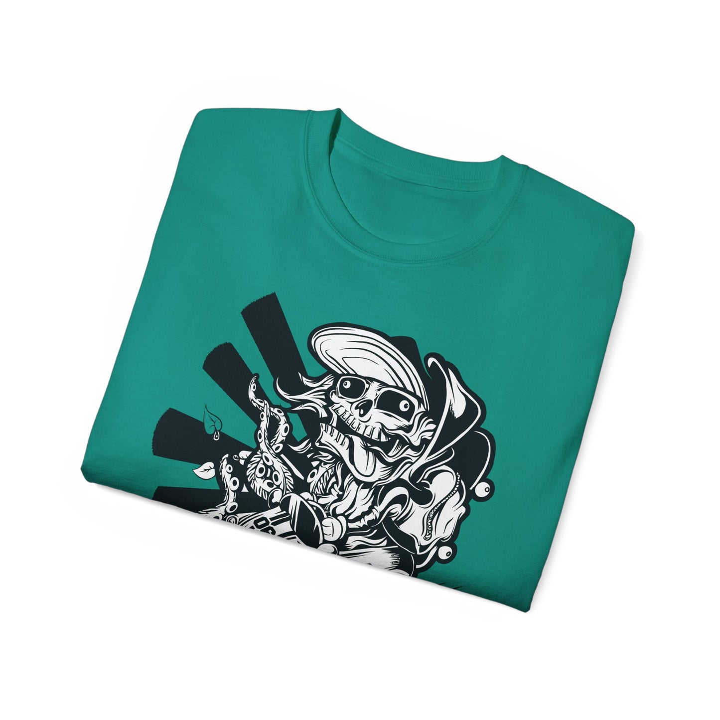 Skull Tee Shirt, Skull Graphic T‑Shirt, Cartoon Graphic T-Shirt, Art Design Shirt, Skull Tee Shirts