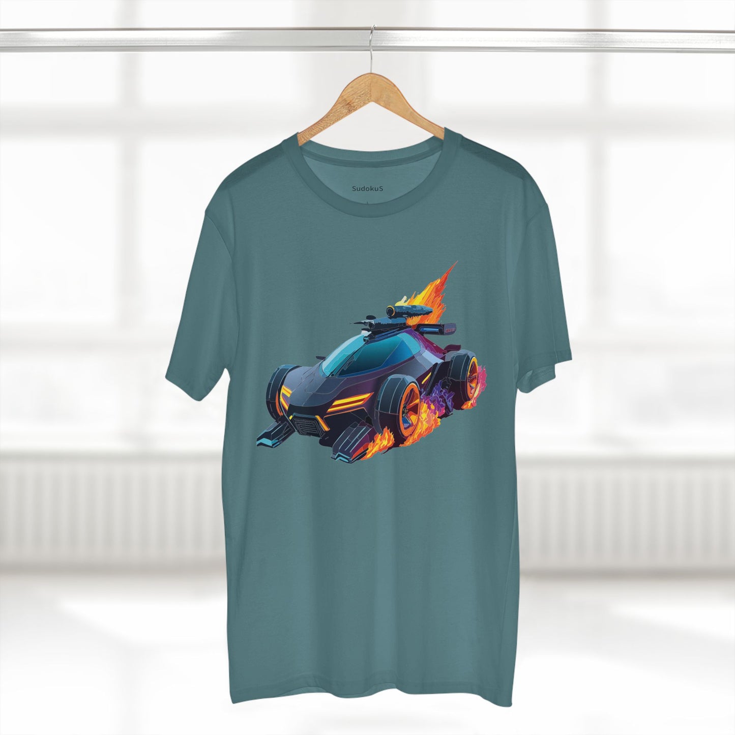 Unisex Car Shirt Hot Wheels Tee Premium Cotton With Unique Art Design For Everyday Wear