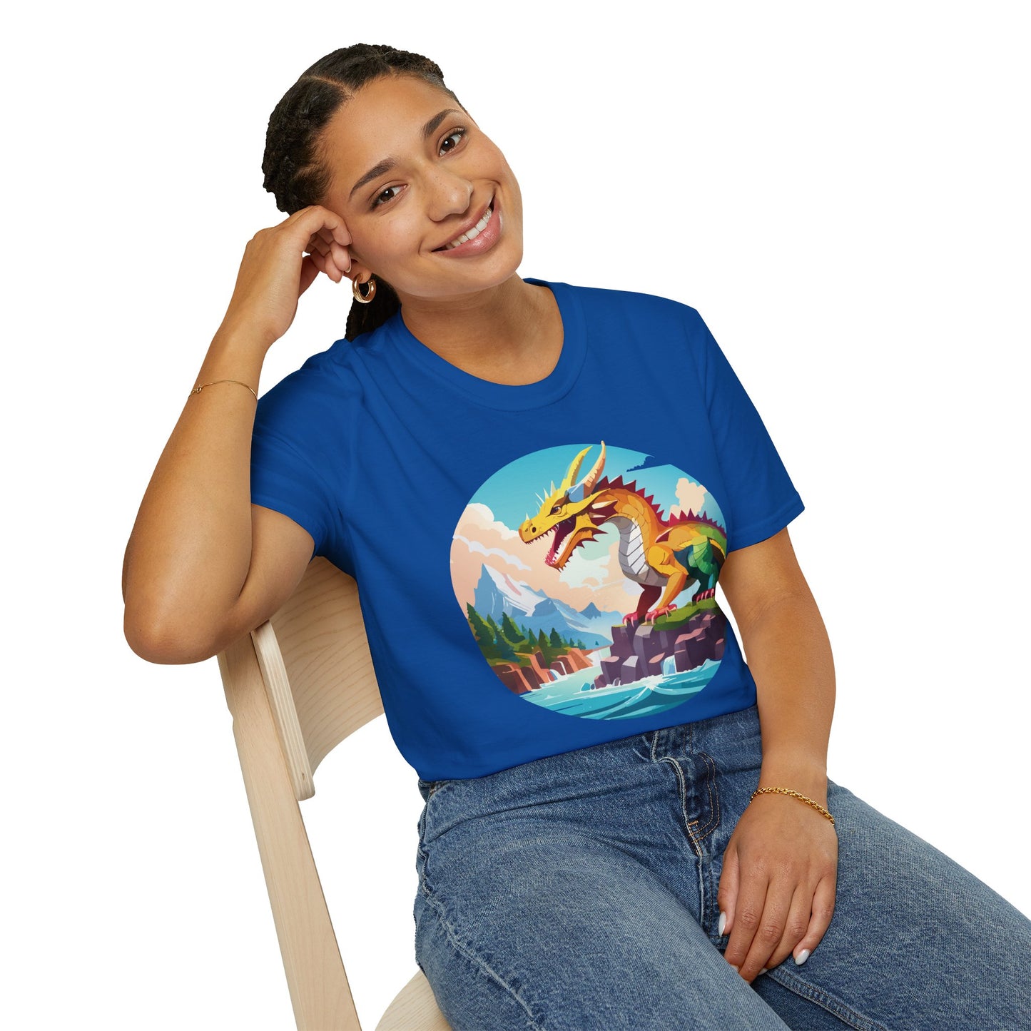 Dragon T Shirt, Dragon Shirt, Shirt with Animals, Animal Shirt