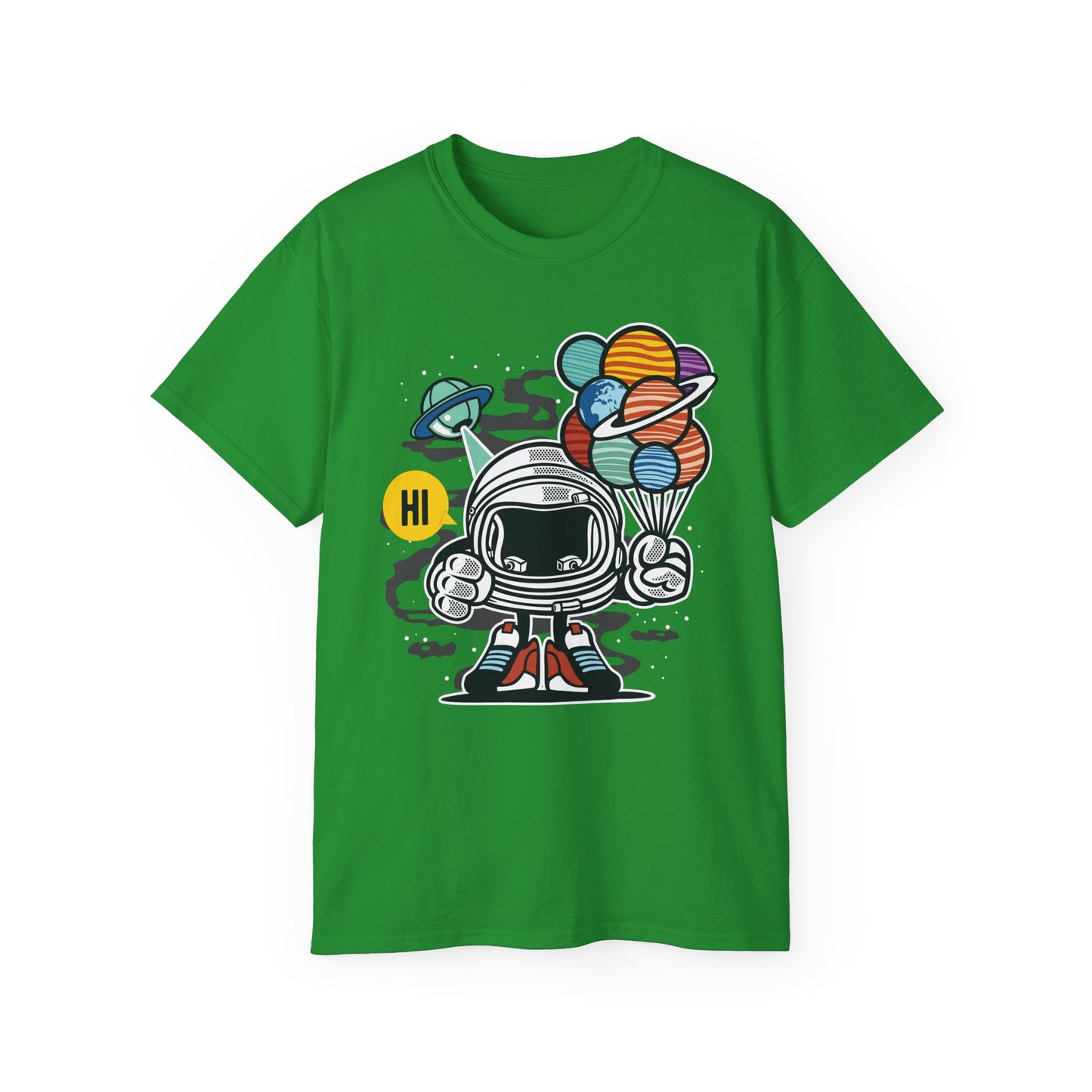 Astronaut Tee Shirt, Astronaut Graphic T‑Shirt, Cartoon Graphic T-Shirt, Art Design Shirt, Cosmos Tee Shirts 7
