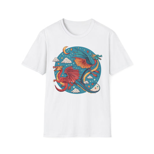 Dragon T Shirt, Dragon Shirt, Shirt with Animals, Animal Shirt