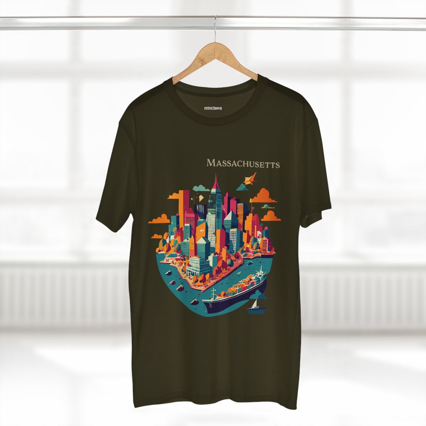 US State Shirts, Massachusetts Shirt