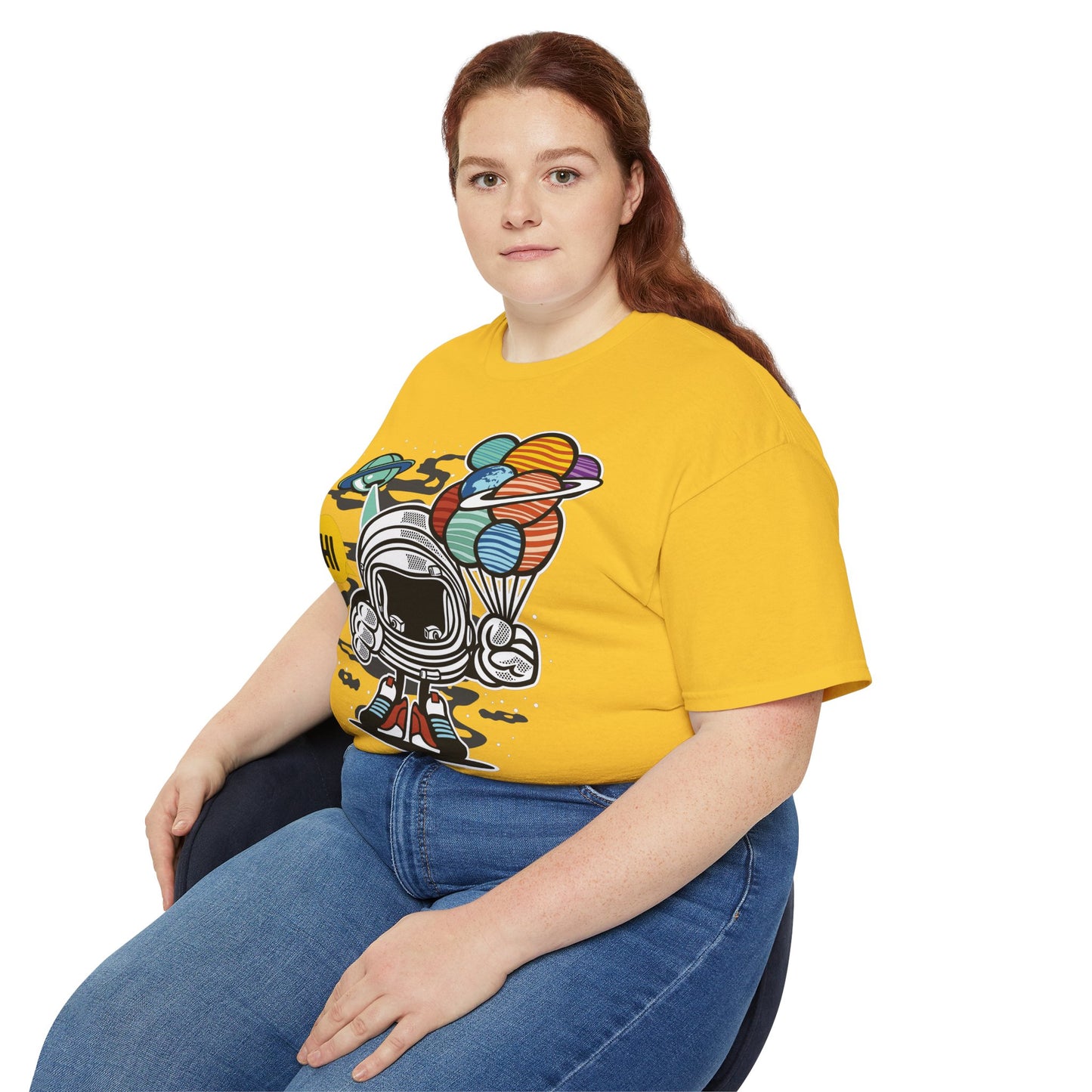 Astronaut Tee Shirt, Astronaut Graphic T‑Shirt, Cartoon Graphic T-Shirt, Art Design Shirt, Cosmos Tee Shirts 7