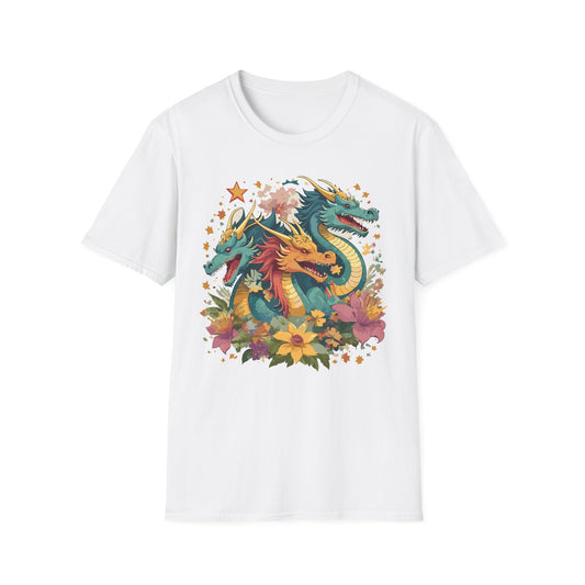Dragon T Shirt, Dragon Shirt, Shirt with Animals, Animal Shirt
