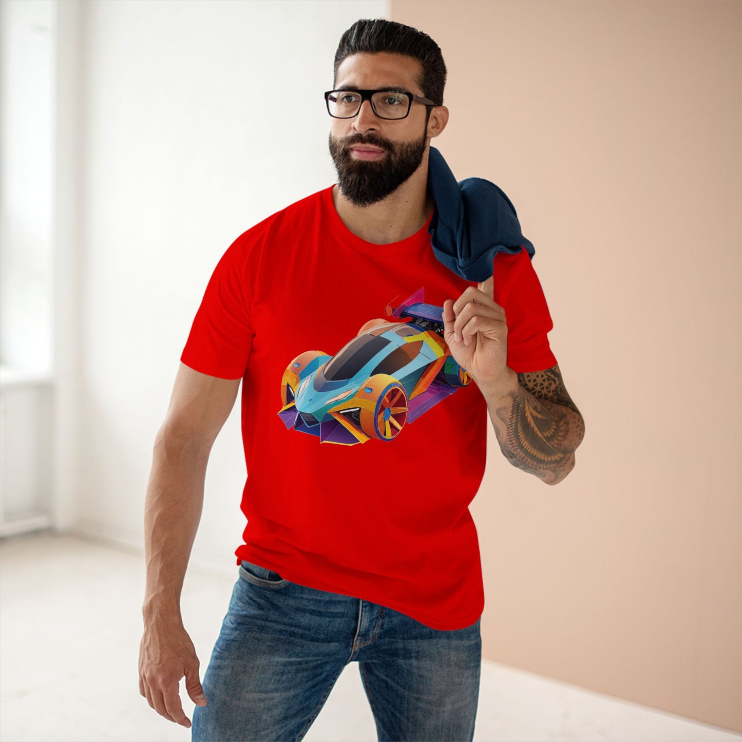 Hot Wheels Car Shirt Unisex Premium Cotton Tee With Unique Car Art Design Preshrunk