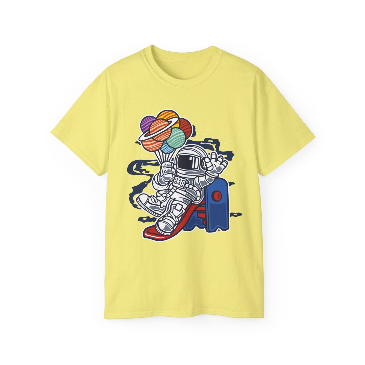 Astronaut Tee Shirt, Astronaut Graphic T‑Shirt, Cartoon Graphic T-Shirt, Art Design Shirt, Cosmos Tee Shirts 5