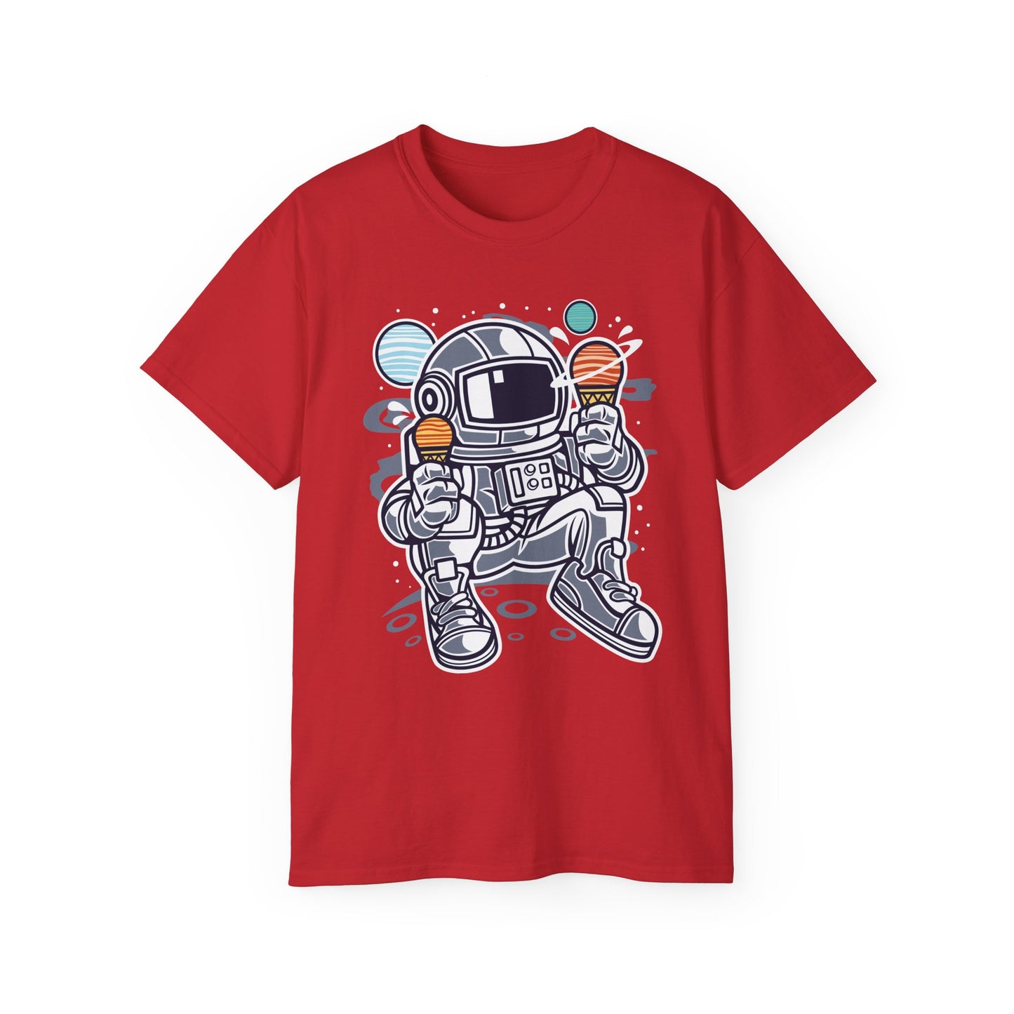 Astronaut Tee Shirt, Astronaut Graphic T‑Shirt, Cartoon Graphic T-Shirt, Art Design Shirt, Cosmos Tee Shirts