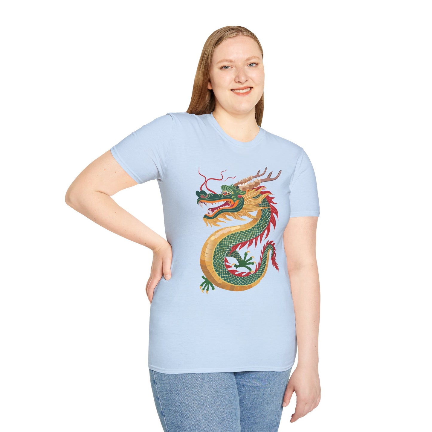 Dragon T Shirt, Dragon Shirt, Shirt with Animals, Animal Shirt