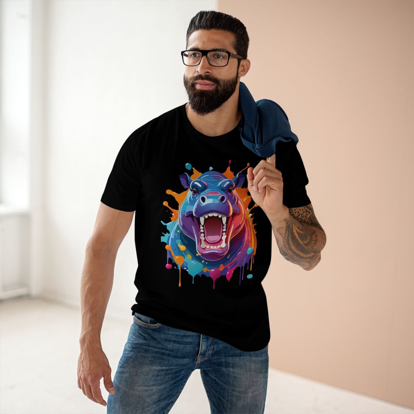 Animal Shirt, Hippo Shirt - SudokuS