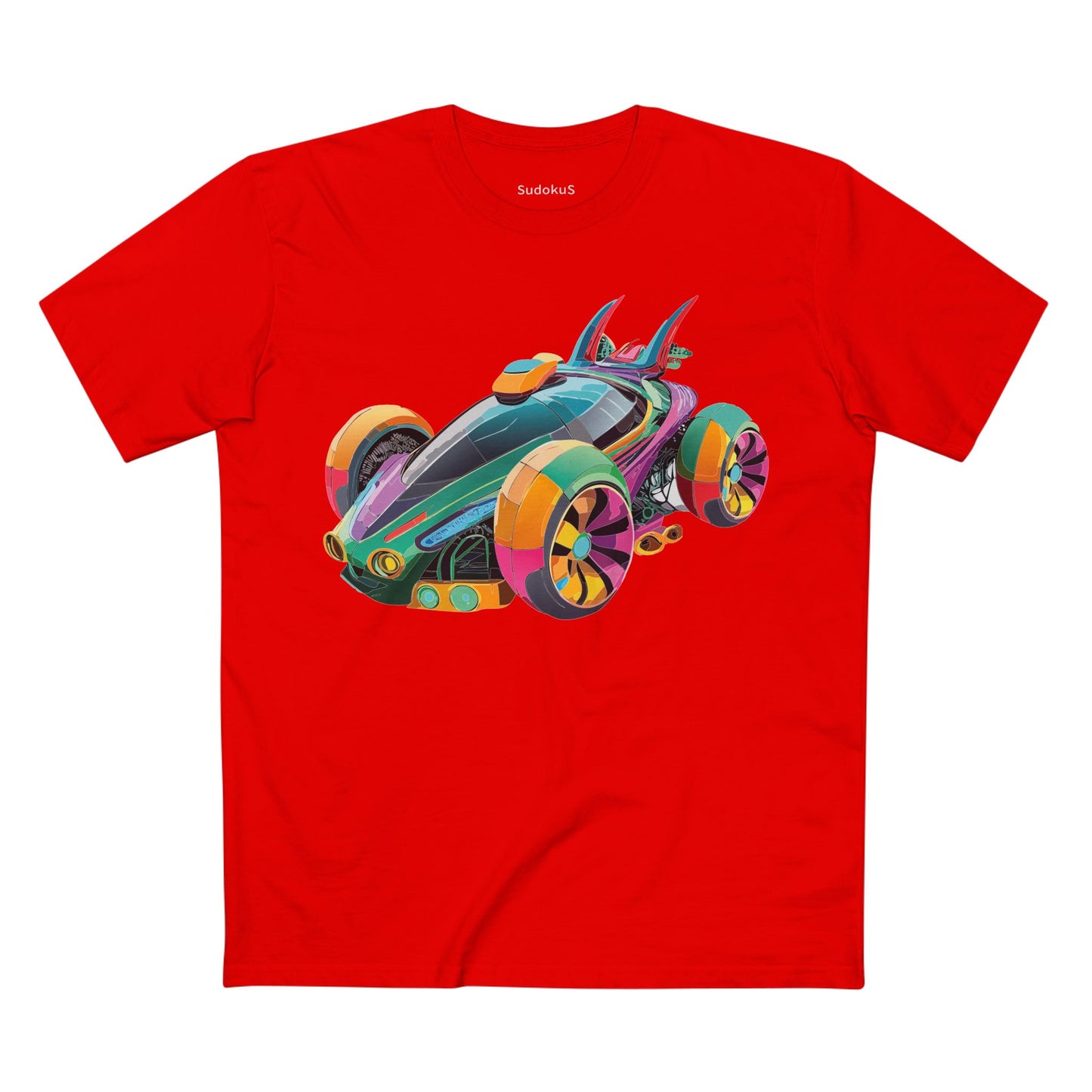 Car Shirt Hot Wheels Unisex Premium Cotton With Unique Art Design Preshrunk Regular Fit Crew Neck