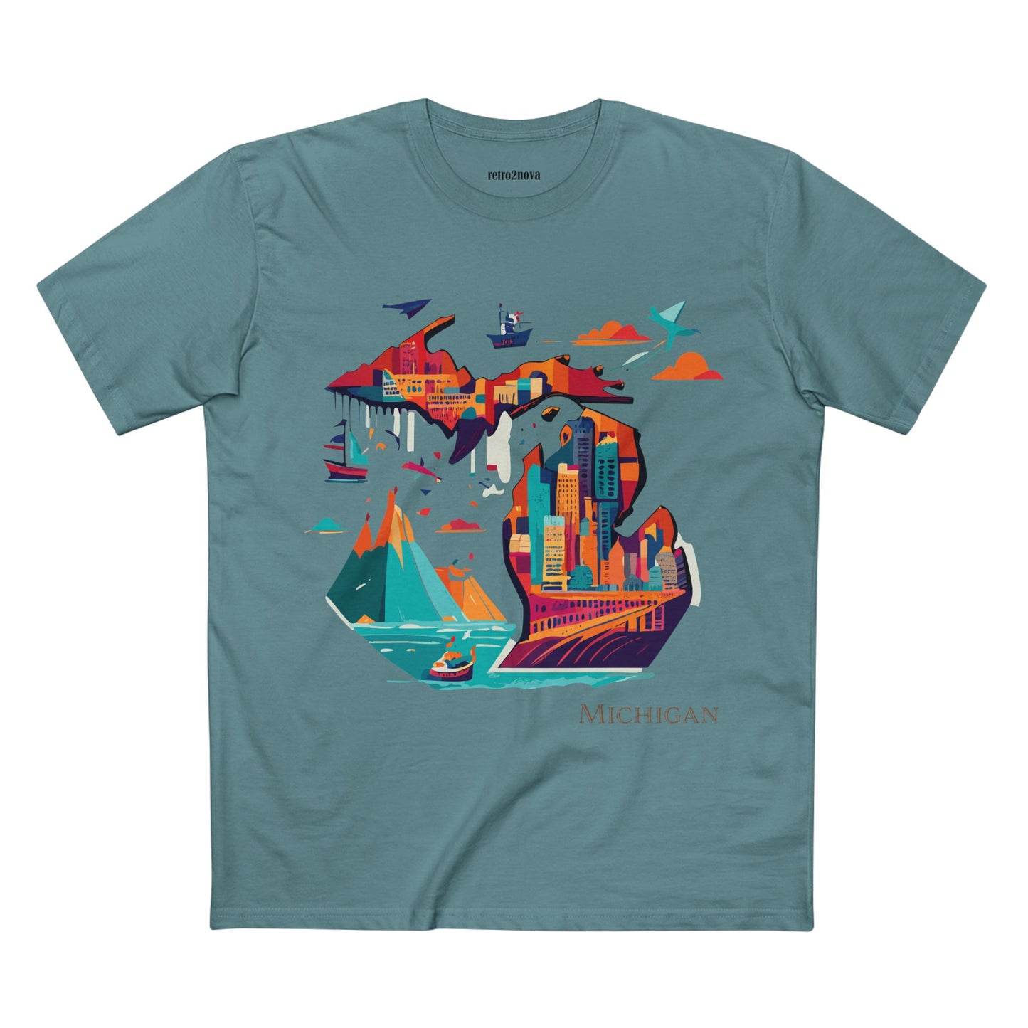 US State Shirts, Michigan Shirt