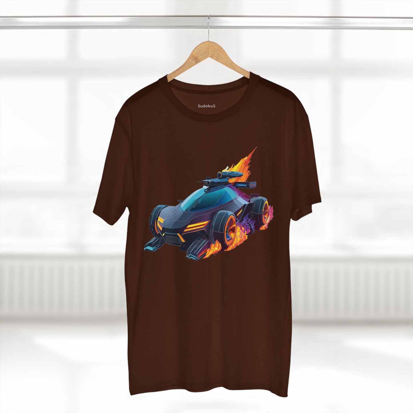 Unisex Car Shirt Hot Wheels Tee Premium Cotton With Unique Art Design For Everyday Wear