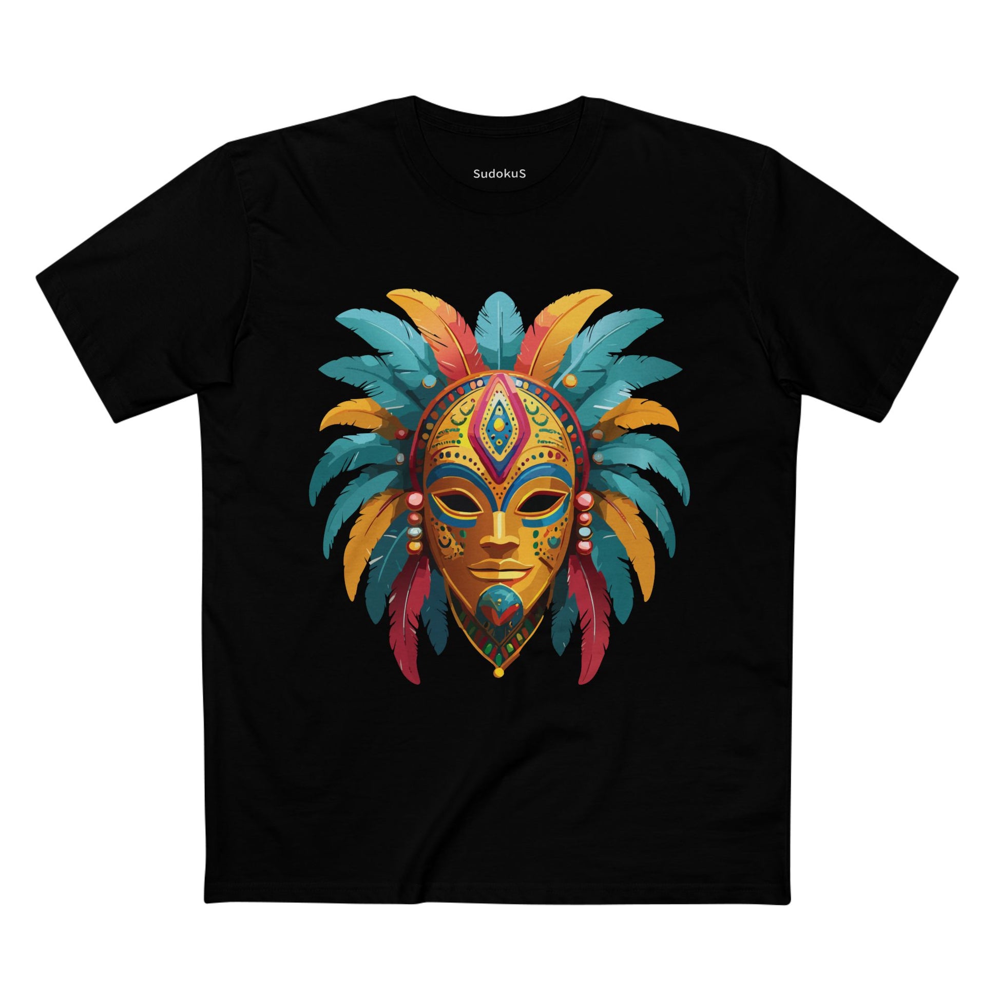 Mask Shirt, Shirt with Face - SudokuS