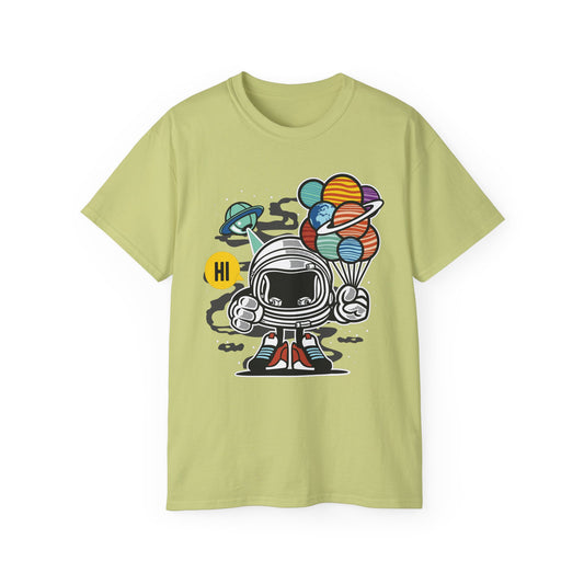 Astronaut Tee Shirt, Astronaut Graphic T‑Shirt, Cartoon Graphic T-Shirt, Art Design Shirt, Cosmos Tee Shirts 7