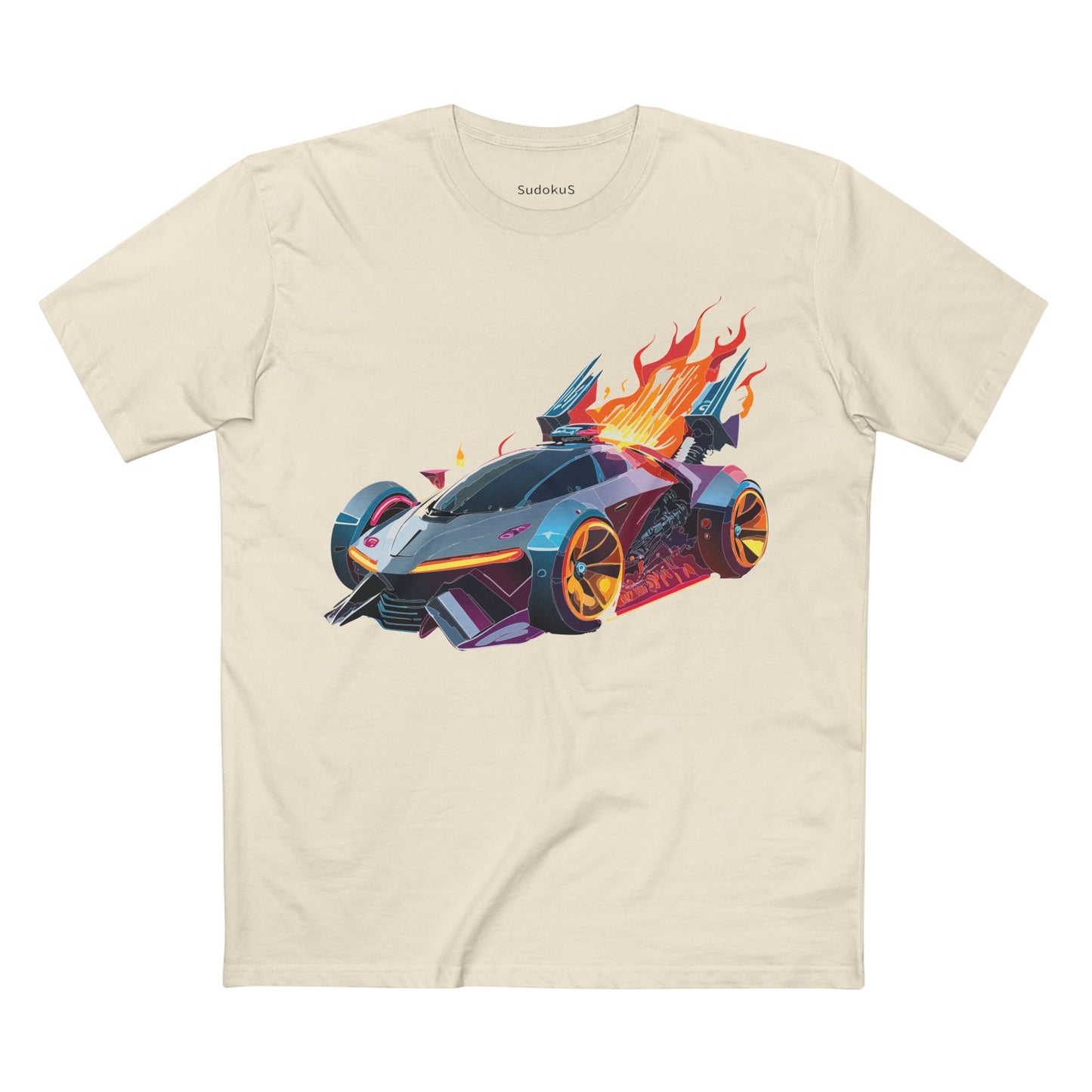 Car Shirt Hot Wheels Unisex Premium Cotton Tee With Unique Art Design Regular Fit Crew Neck