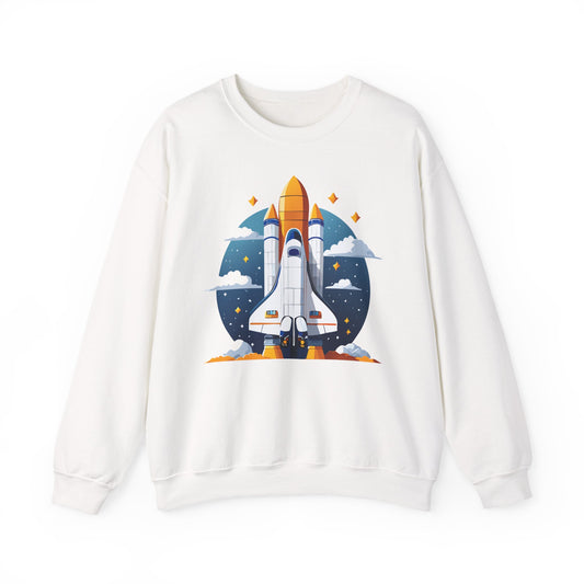 Space Shuttle Sweatshirt, Cosmic Sweatshirt, Astronaut Sweatshirt, Space Cosmic Sweatshirt