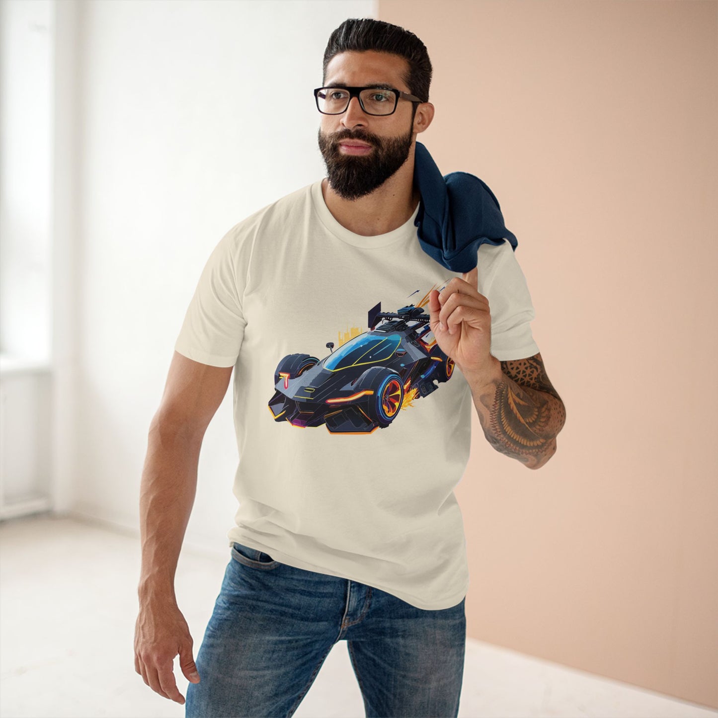 Hot Wheels Car Shirt Unisex Premium Cotton Tee With Unique Car Art Design For Everyday Wear