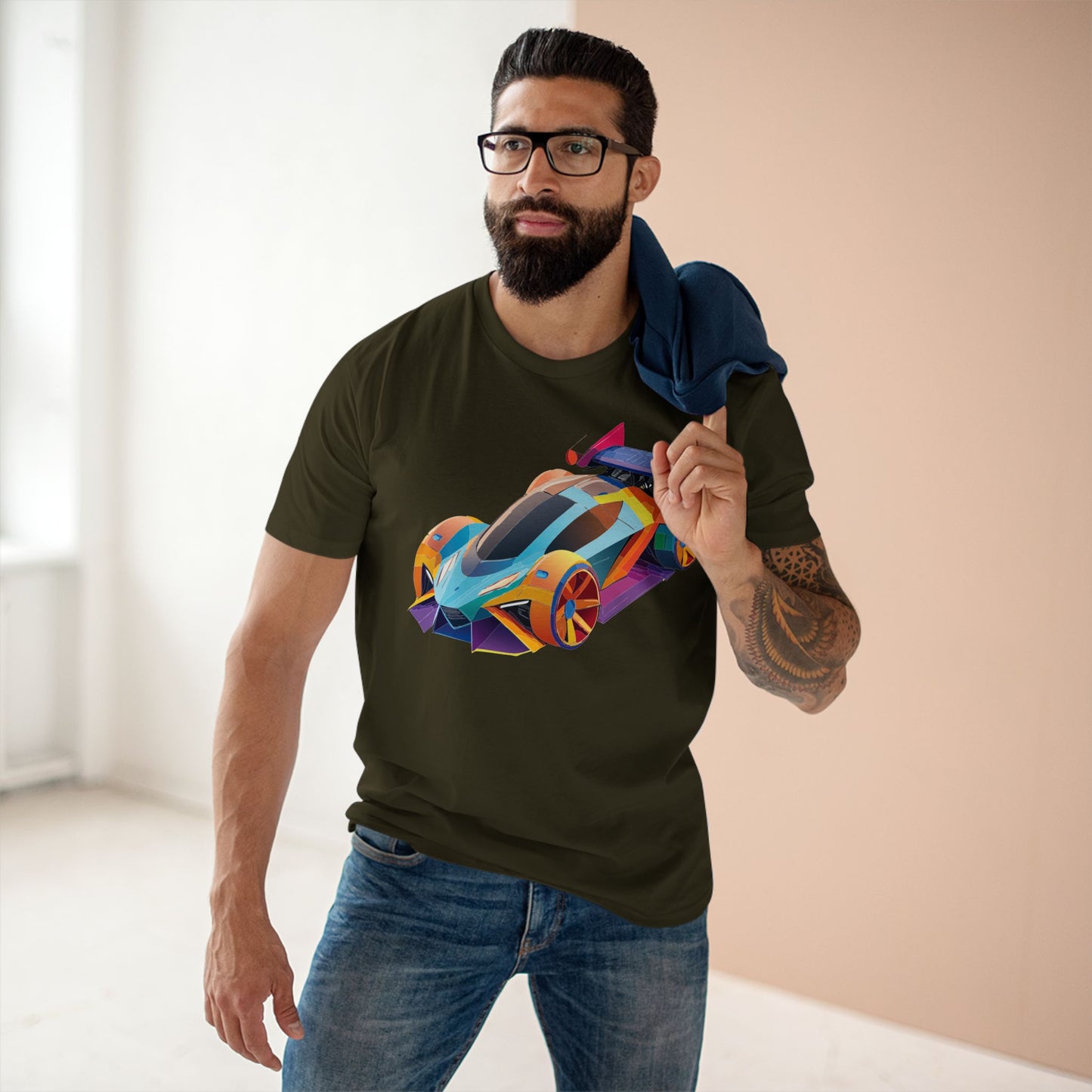 Hot Wheels Car Shirt Unisex Premium Cotton Tee With Unique Car Art Design Preshrunk