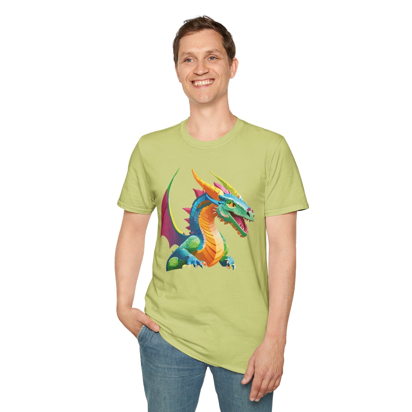 Dragon T Shirt, Dragon Shirt, Shirt with Animals, Animal Shirt