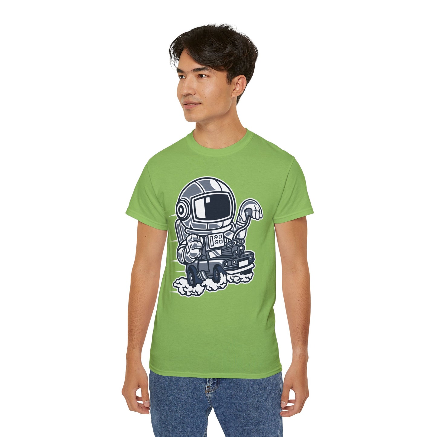 Astronaut Tee Shirt, Astronaut Graphic T‑Shirt, Cartoon Graphic T-Shirt, Art Design Shirt, Cosmos Tee Shirts 4