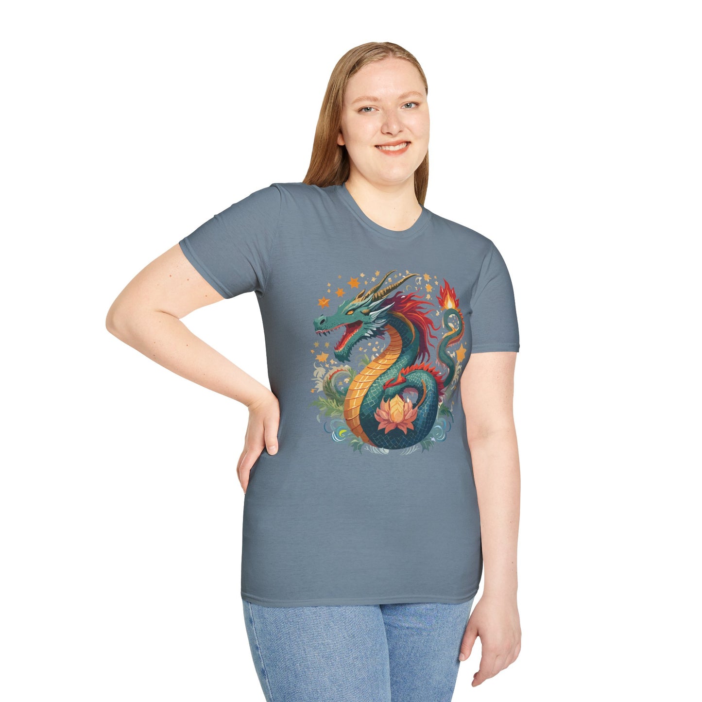 Dragon T Shirt, Dragon Shirt, Shirt with Animals, Animal Shirt