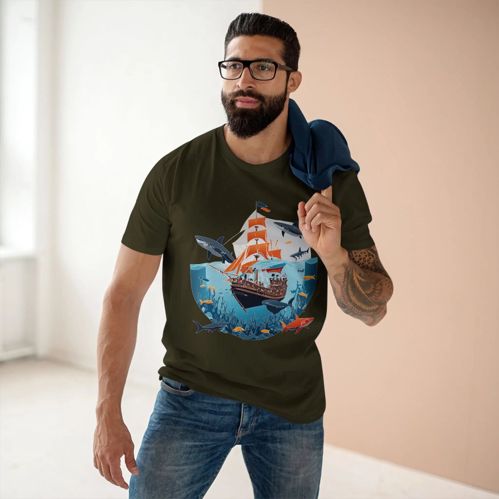 Ocean Coast Shirts, Ocean Shirt - SudokuS