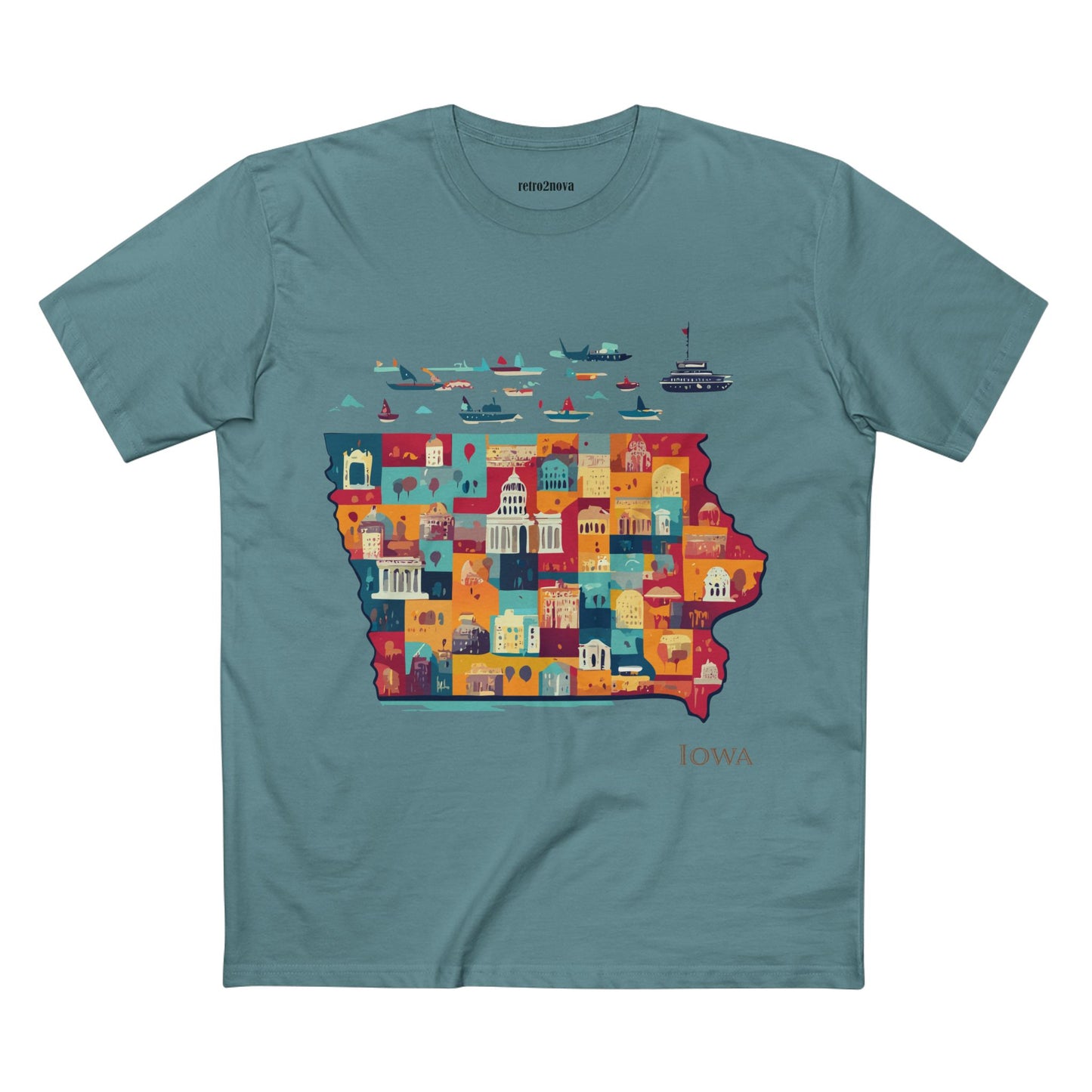 US State Shirts, Iowa Shirt