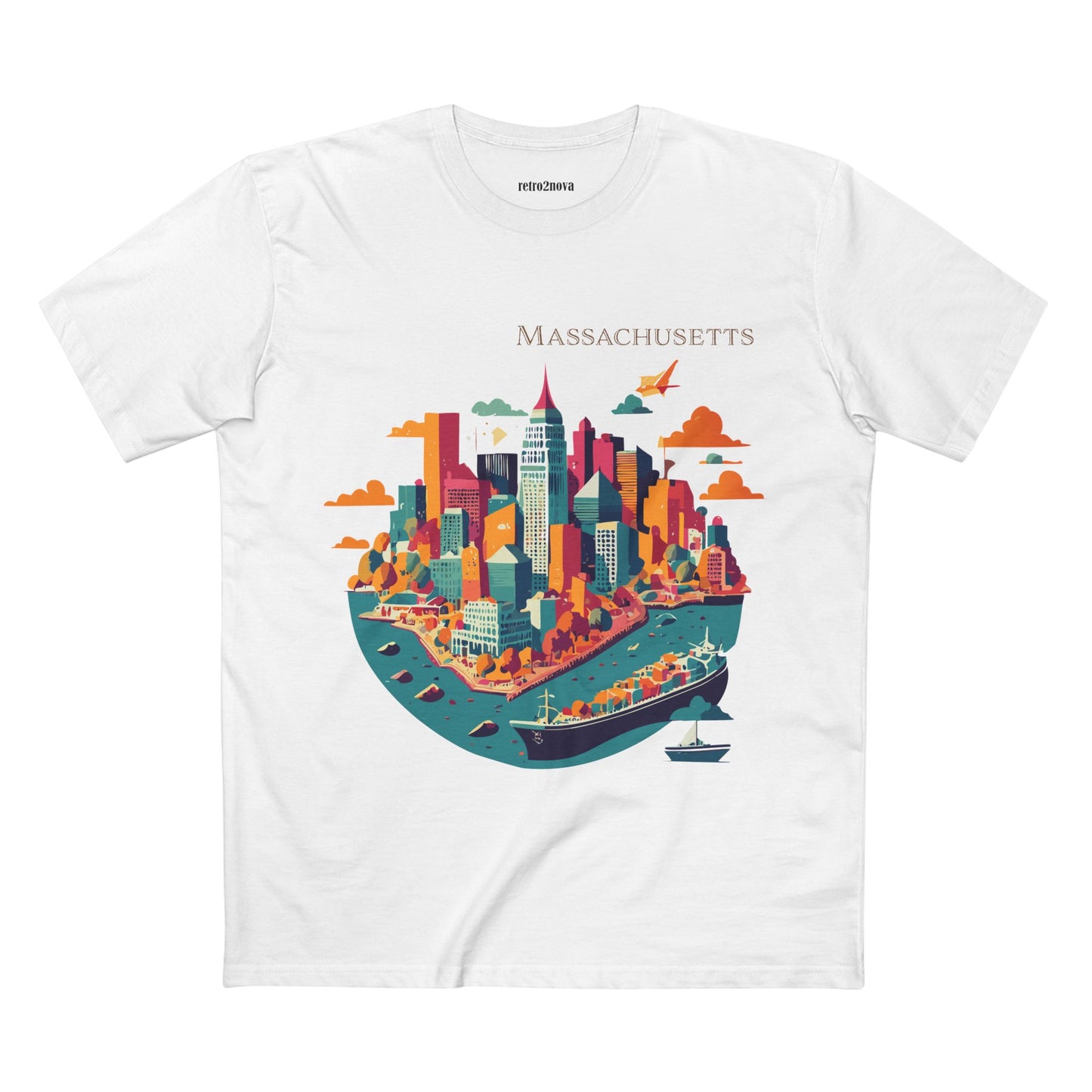 US State Shirts, Massachusetts Shirt
