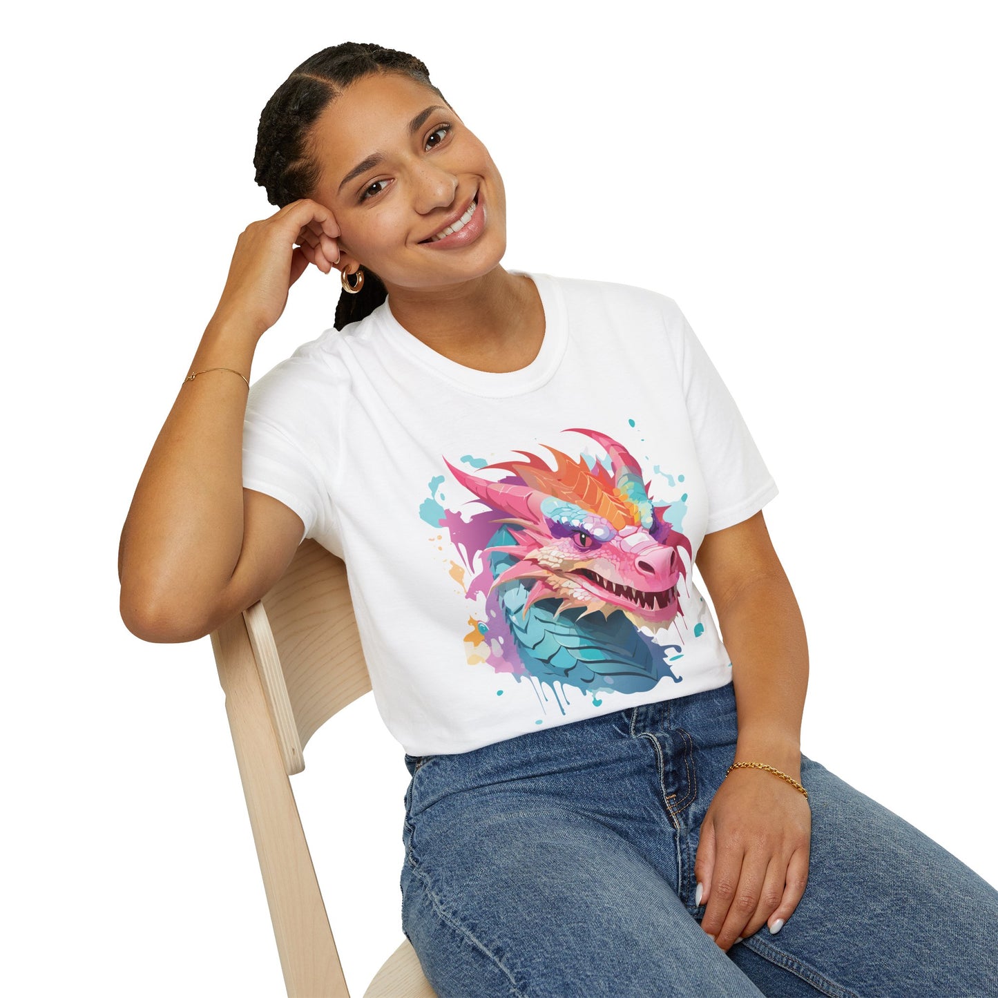 Dragon T Shirt, Dragon Shirt, Shirt with Animals, Animal Shirt