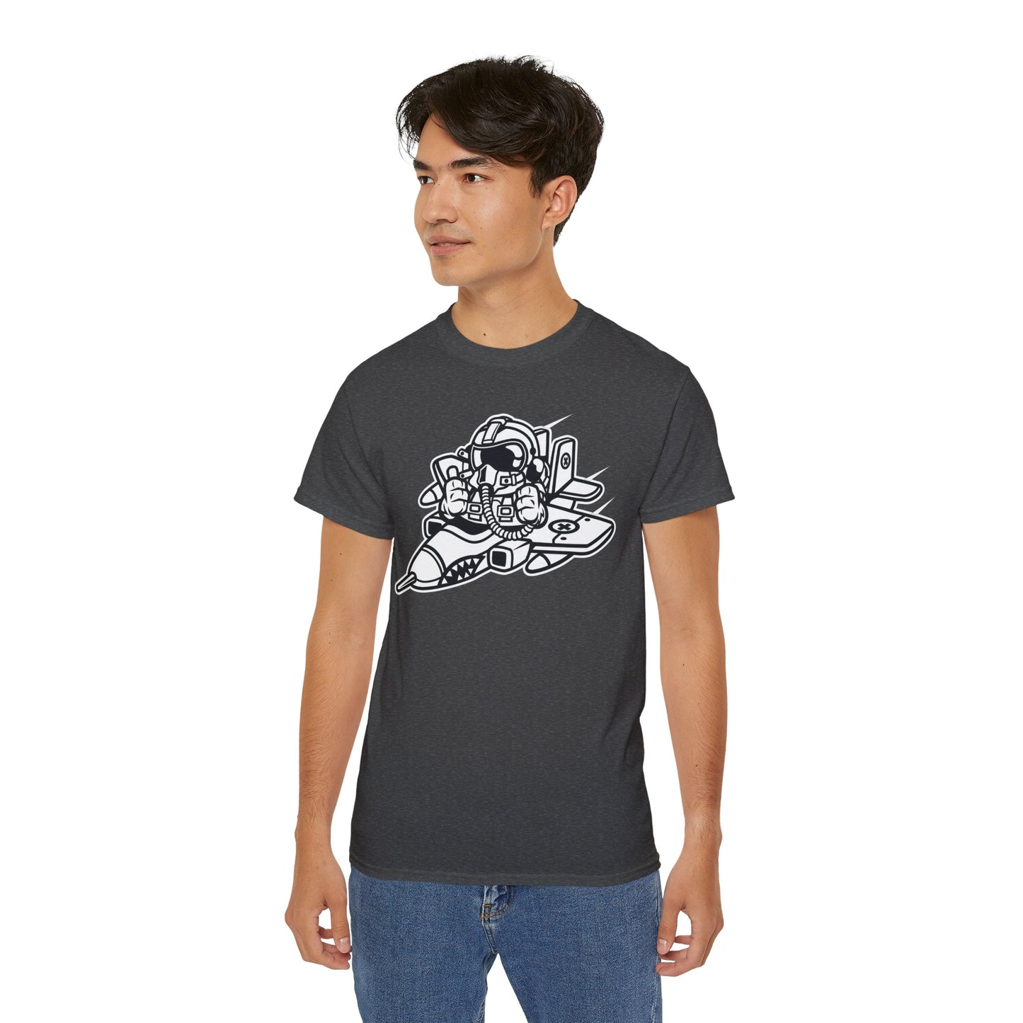 Astronaut Tee Shirt, Astronaut Graphic T‑Shirt, Cartoon Graphic T-Shirt, Art Design Shirt, Cosmos Tee Shirts 8