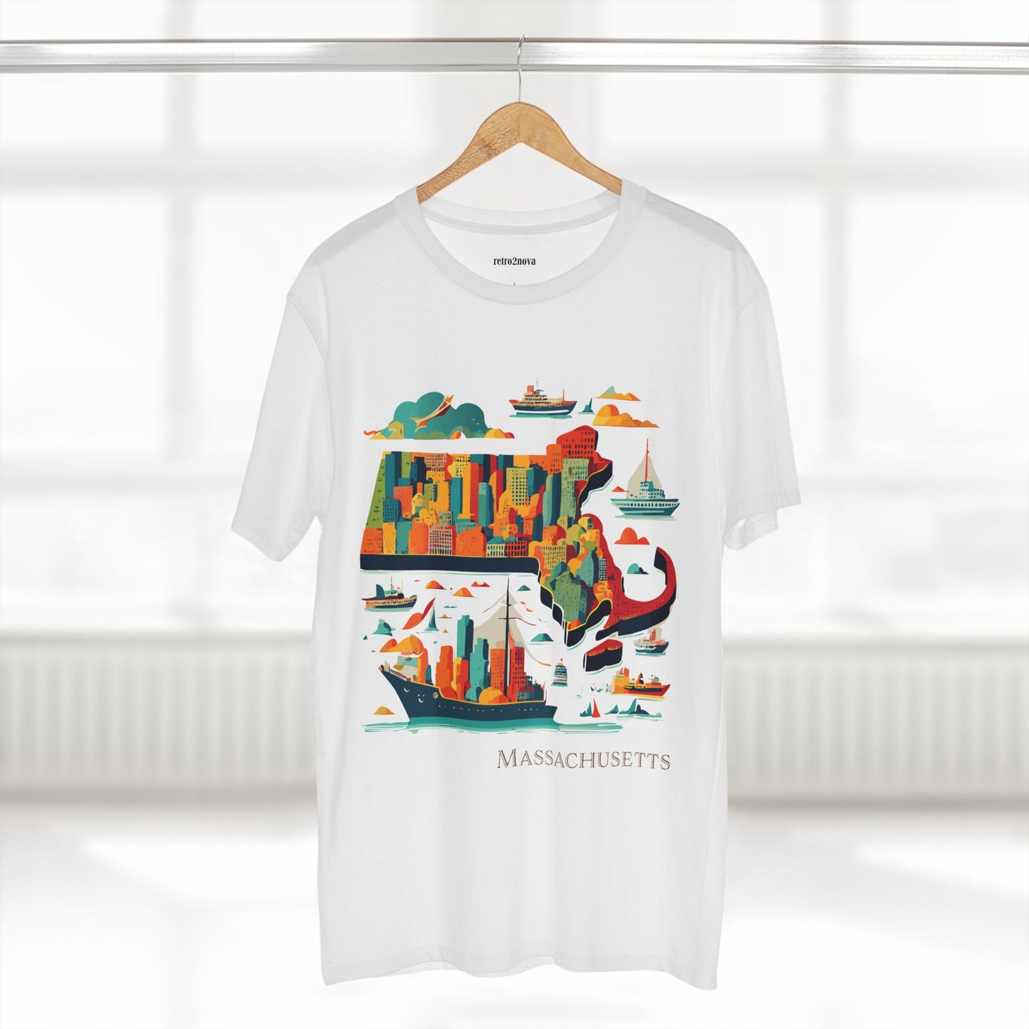 US State Shirts, Massachusetts Shirt